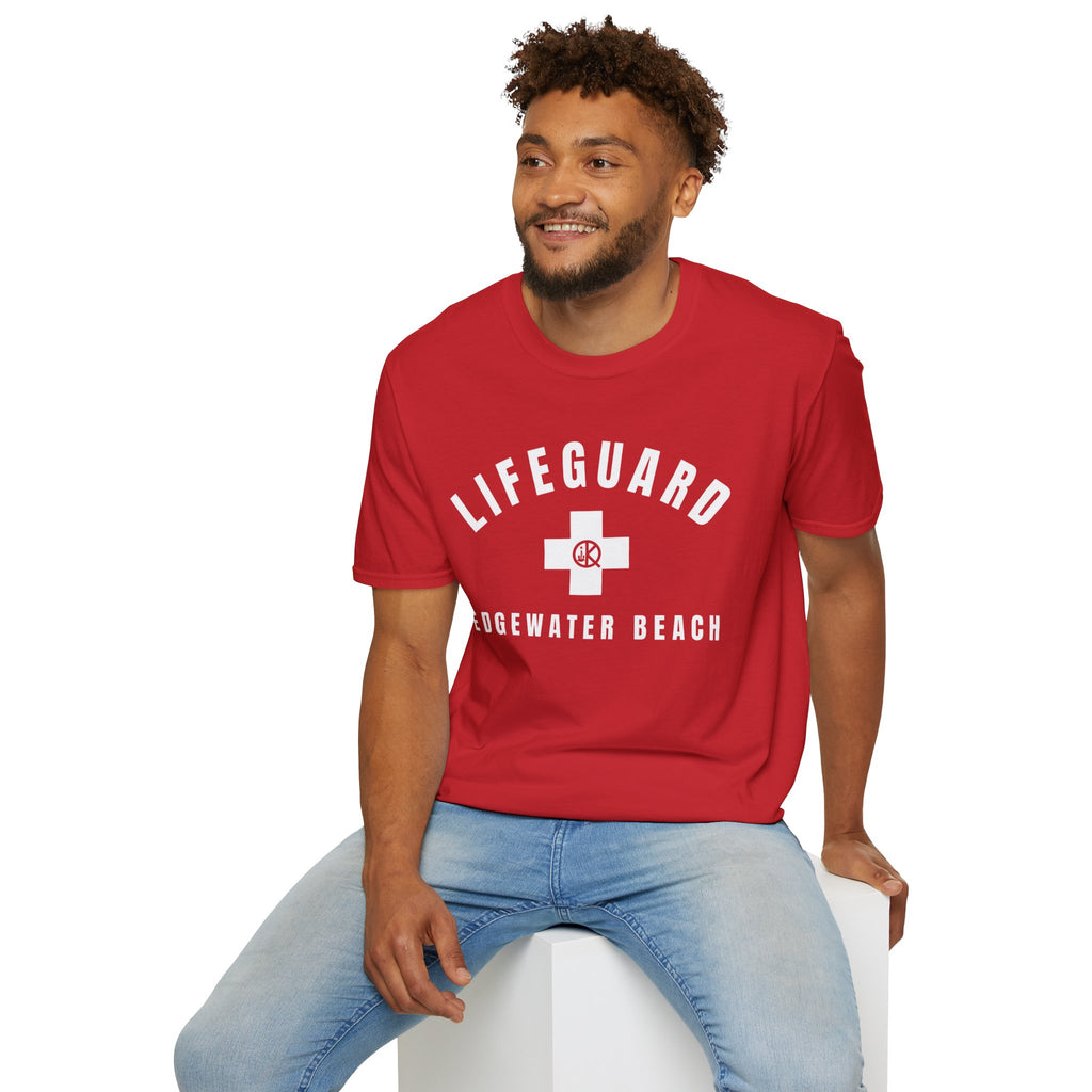 Edgewater Beach Lifeguard T-shirt
