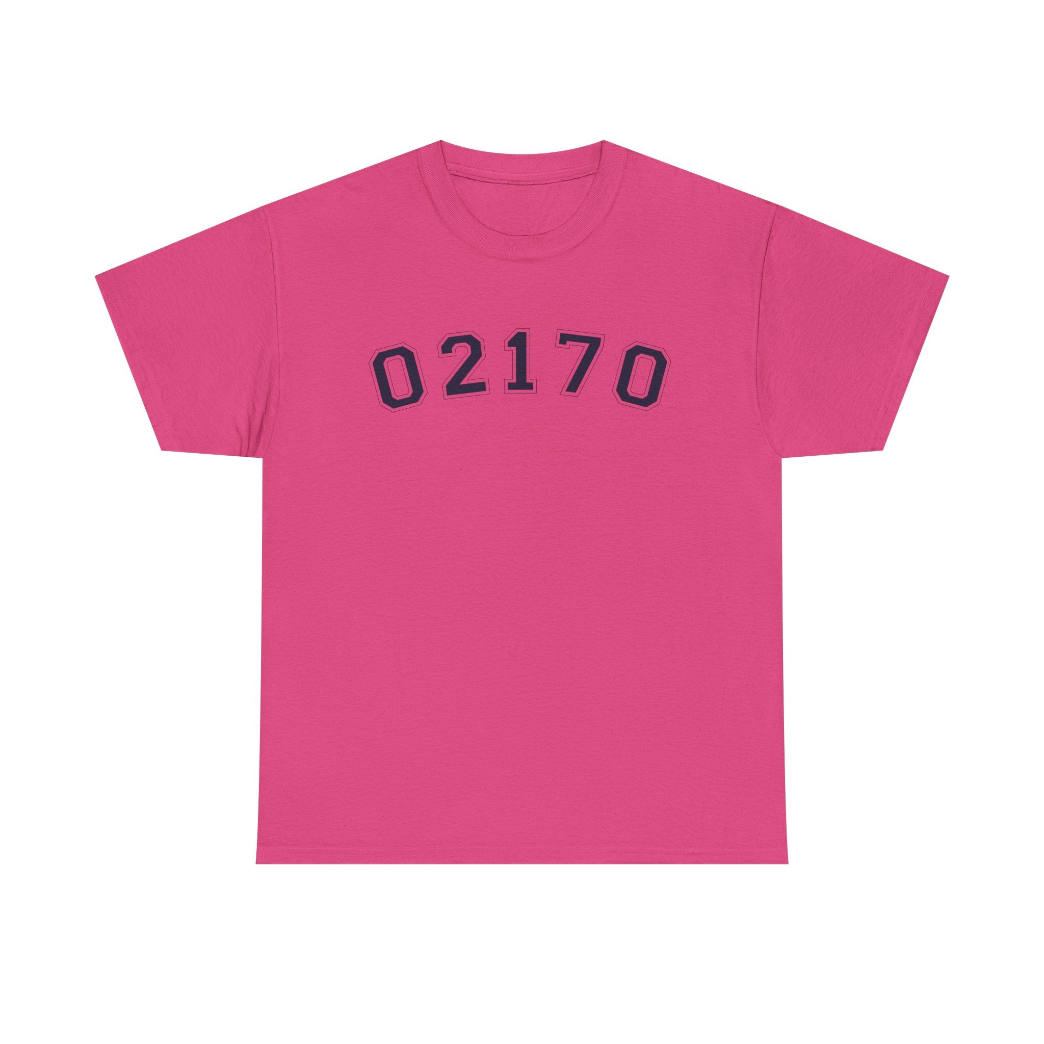 02170- Quincy Zip Code T-shirt Navy Text