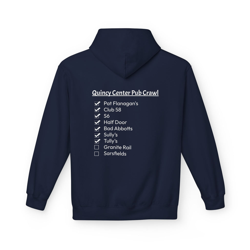 Quincy Center Pub Crawl Throwback Hoodie
