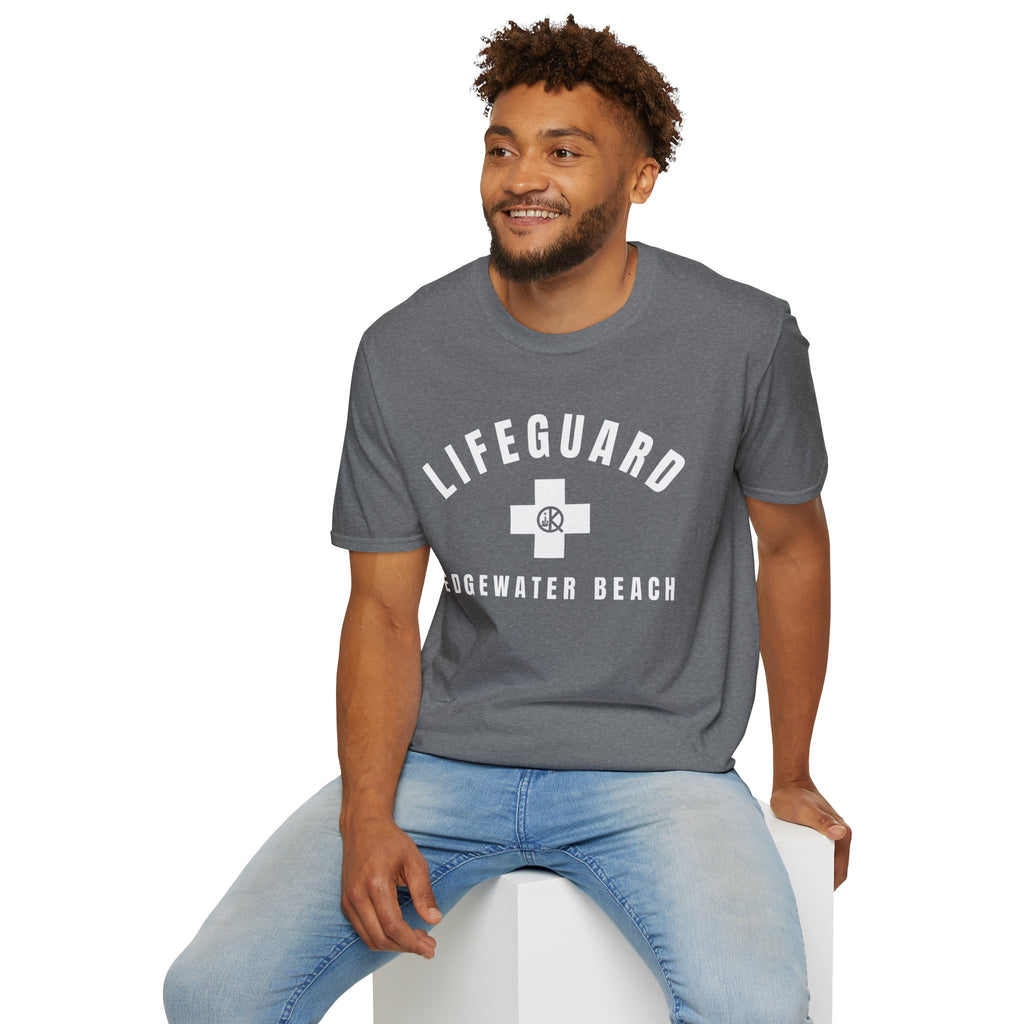 Edgewater Beach Lifeguard T-shirt