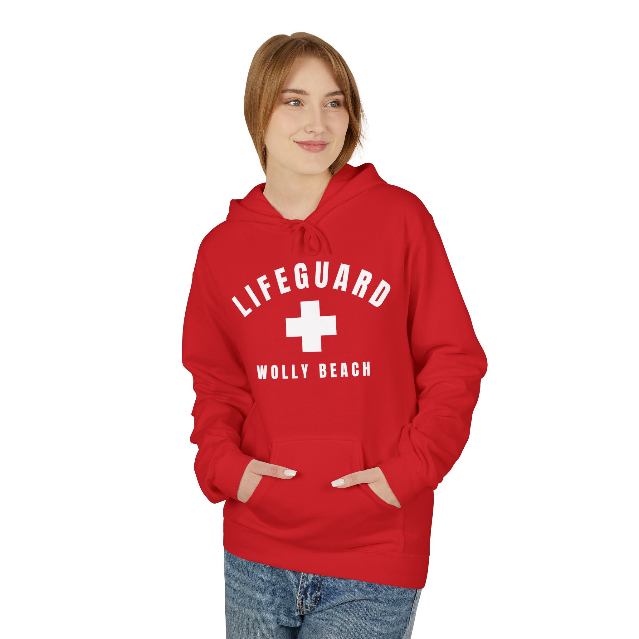 Wolly Beach Lifeguard Softstyle Hoodie