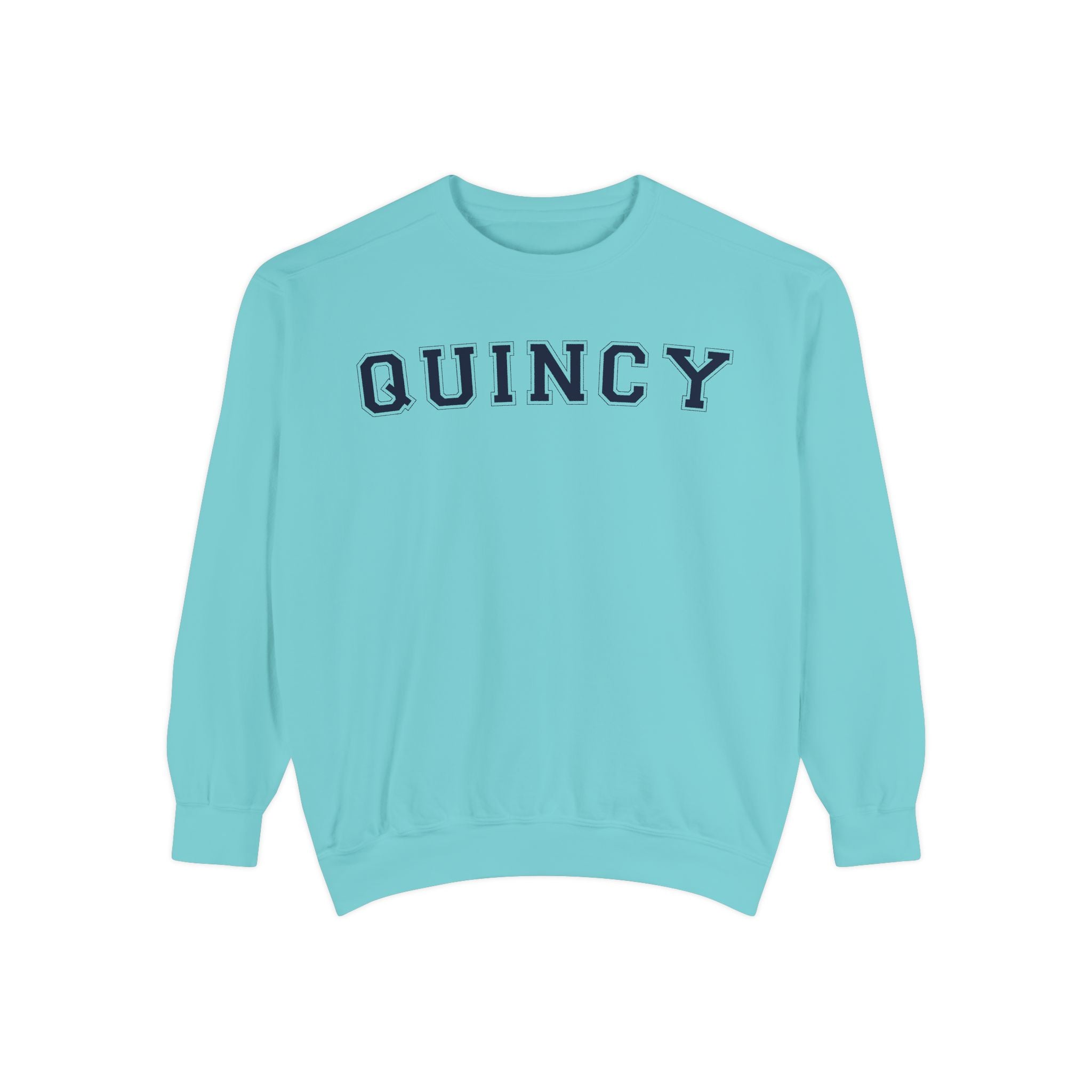 Quincy Sweatshirt Navy Text