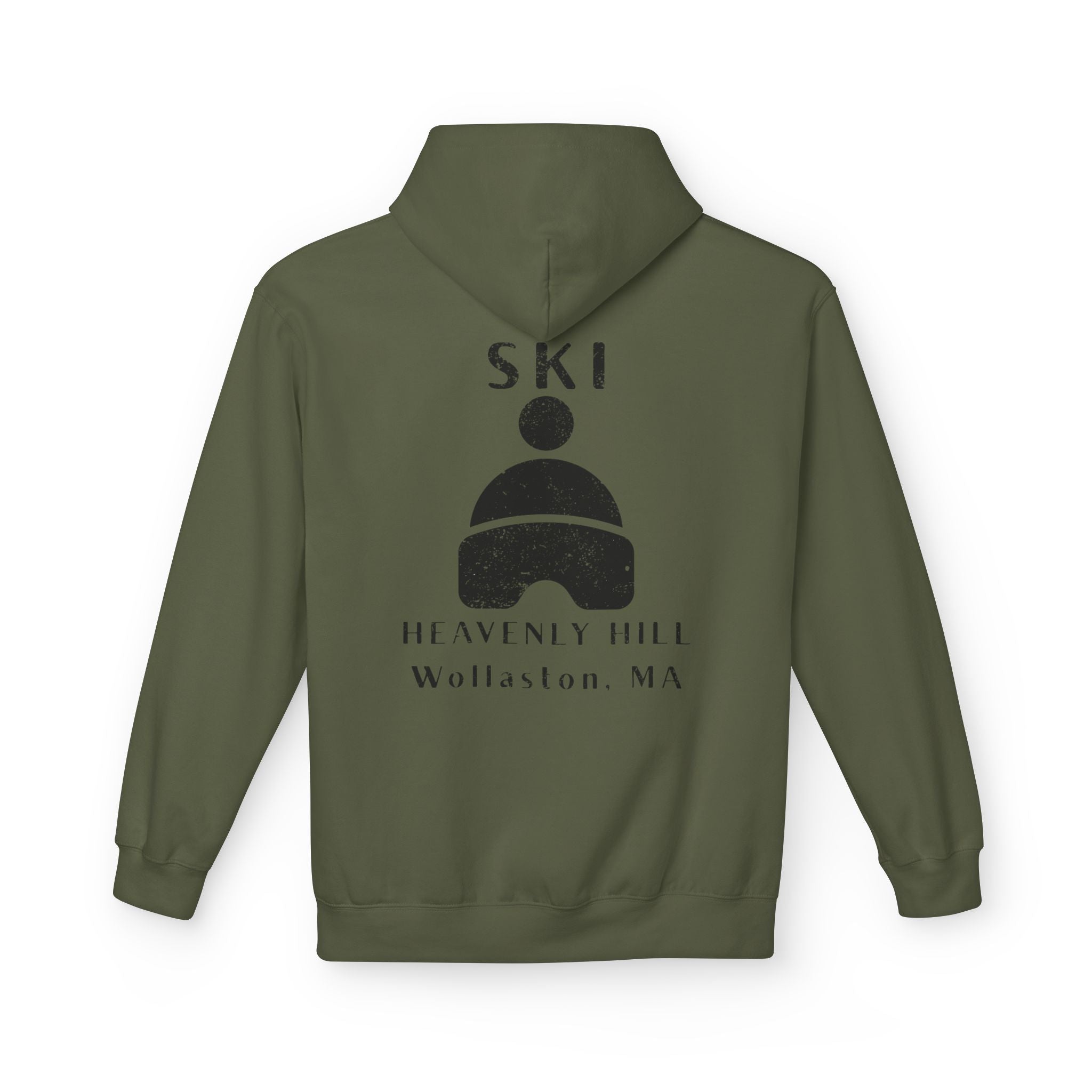 Distressed Ski Heavenly Hill Softstyle Hoodie