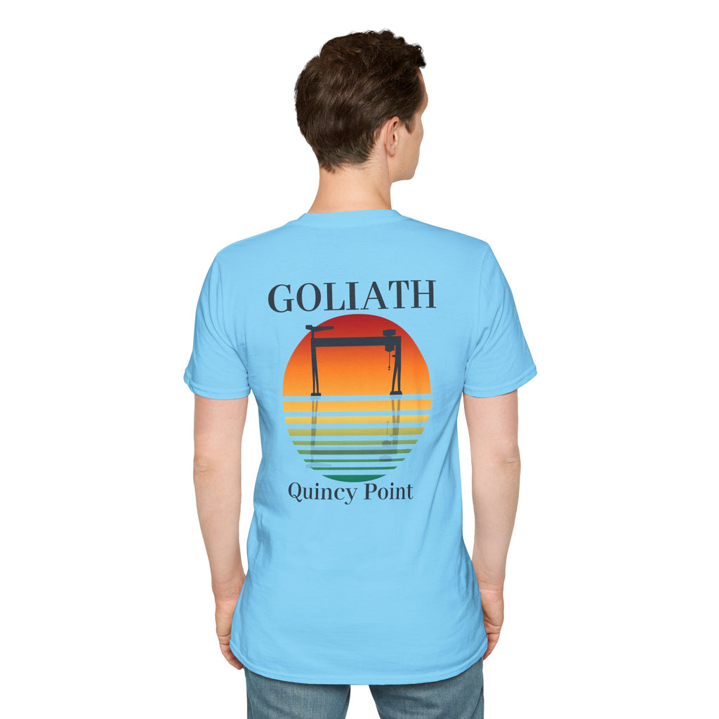 Fore River Shipyard Goliath Sunset T-shirt