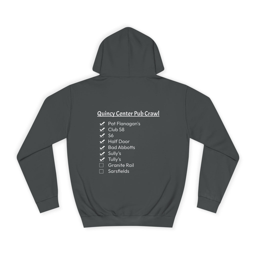 Quincy Center Pub Crawl Throwback Hoodie