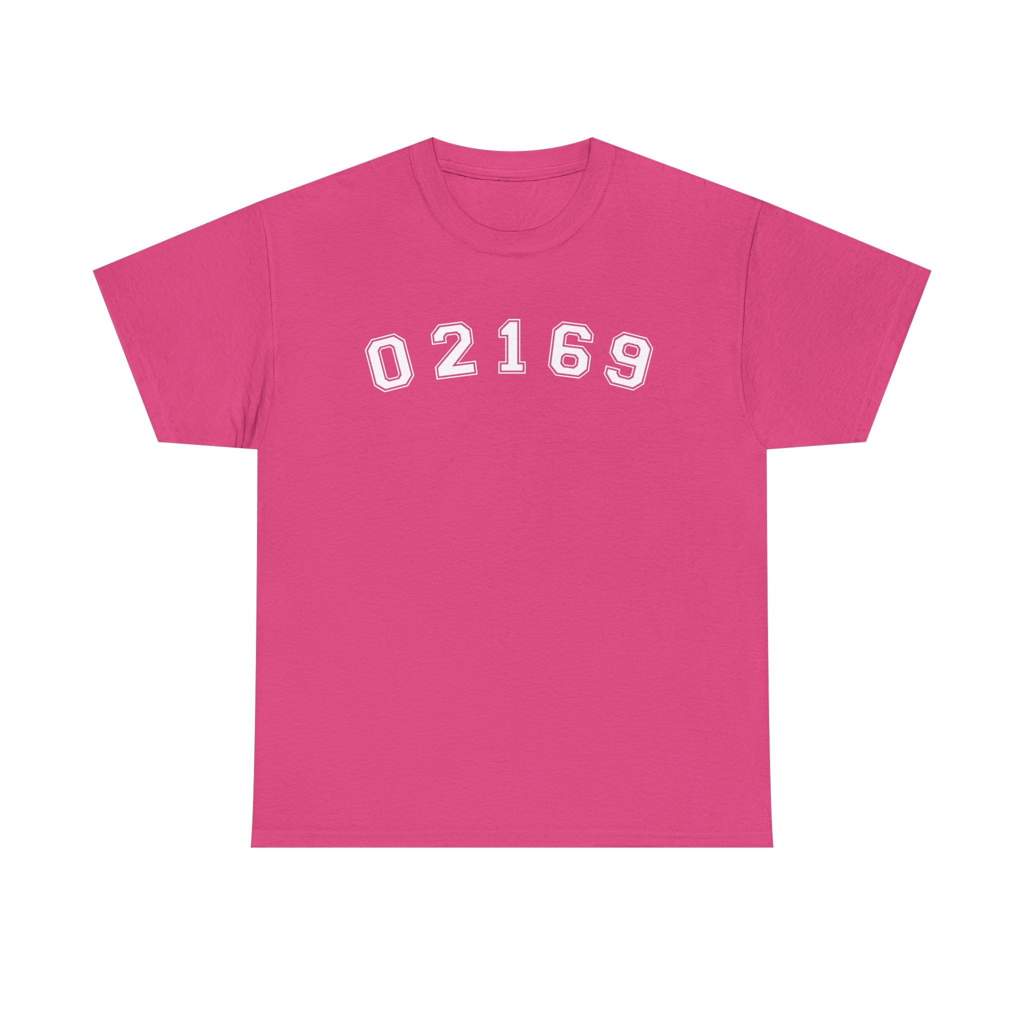 02169- Quincy Zip Code T-shirt White Text