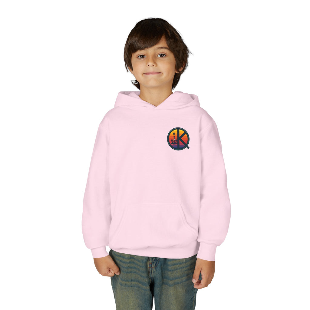 Ski Heavenly Hill Youth Softstyle Hoodie- QK Logo