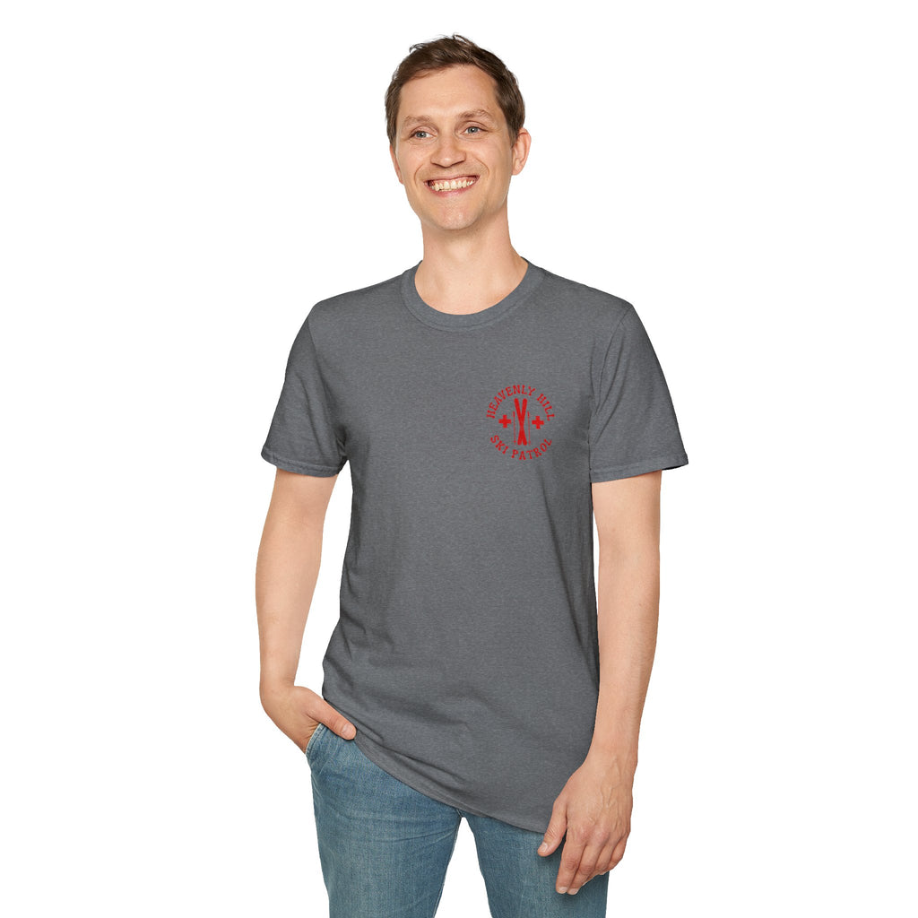 Distressed Heavenly Hill Ski Patrol T-shirt