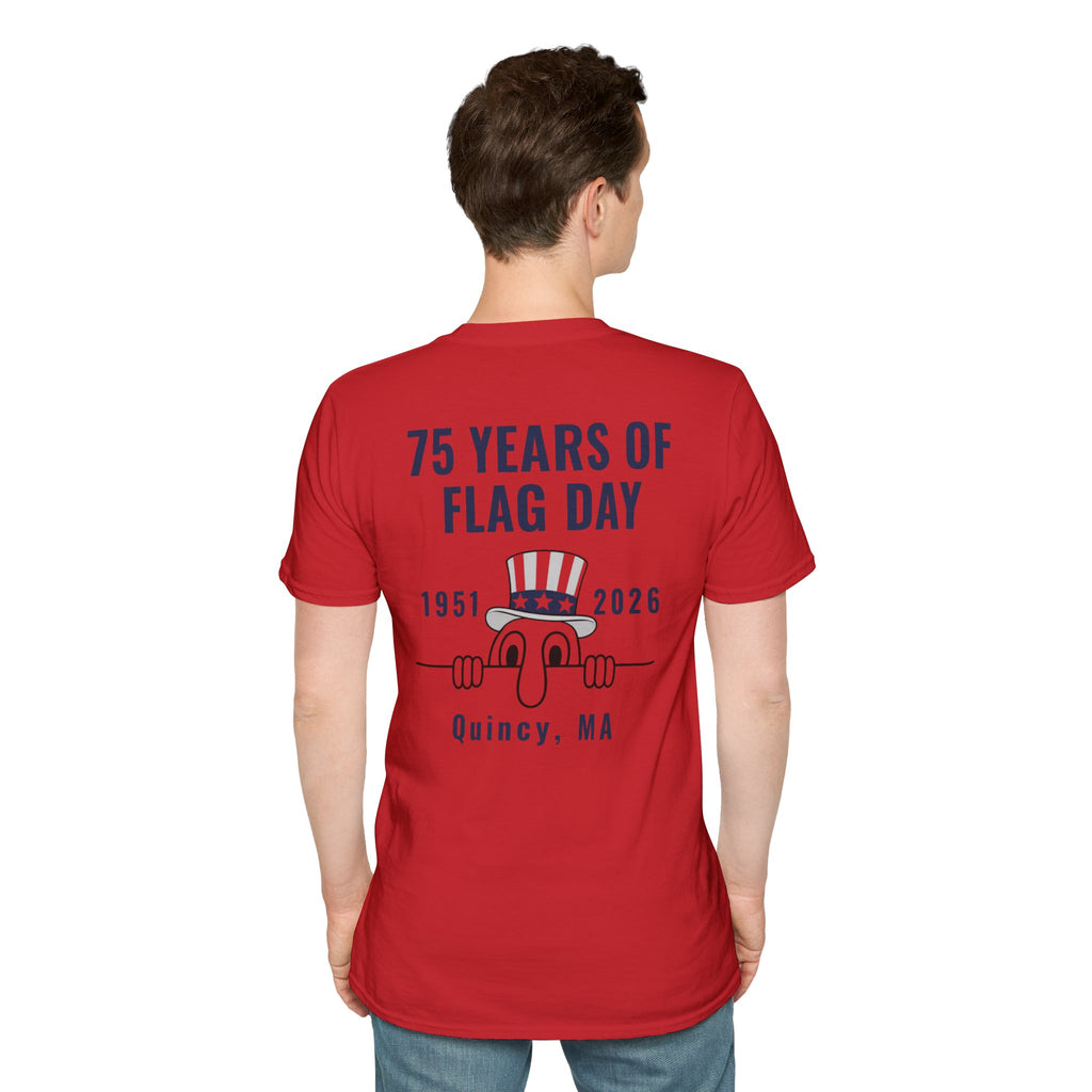 Kilroy Was Here Flag Day T-Shirt — Quincy 75th Anniversary