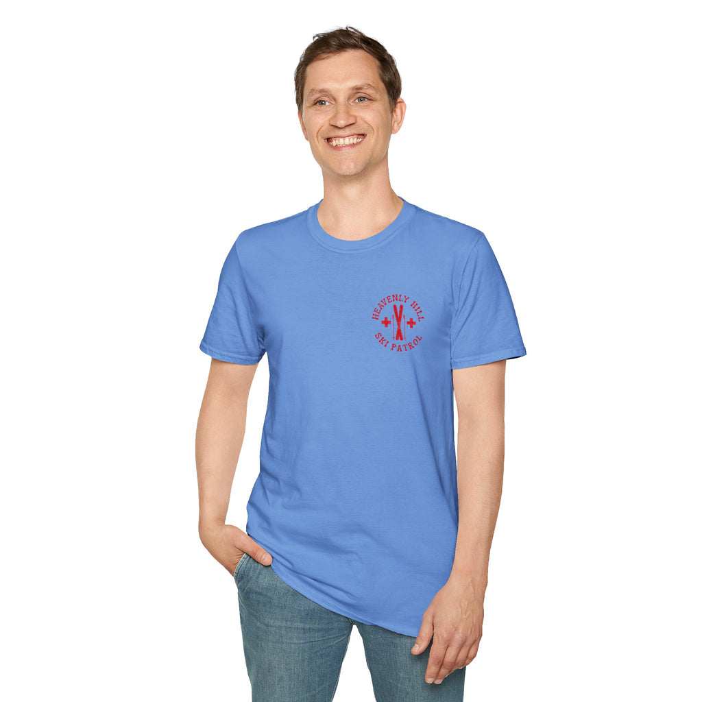 Distressed Heavenly Hill Ski Patrol T-shirt