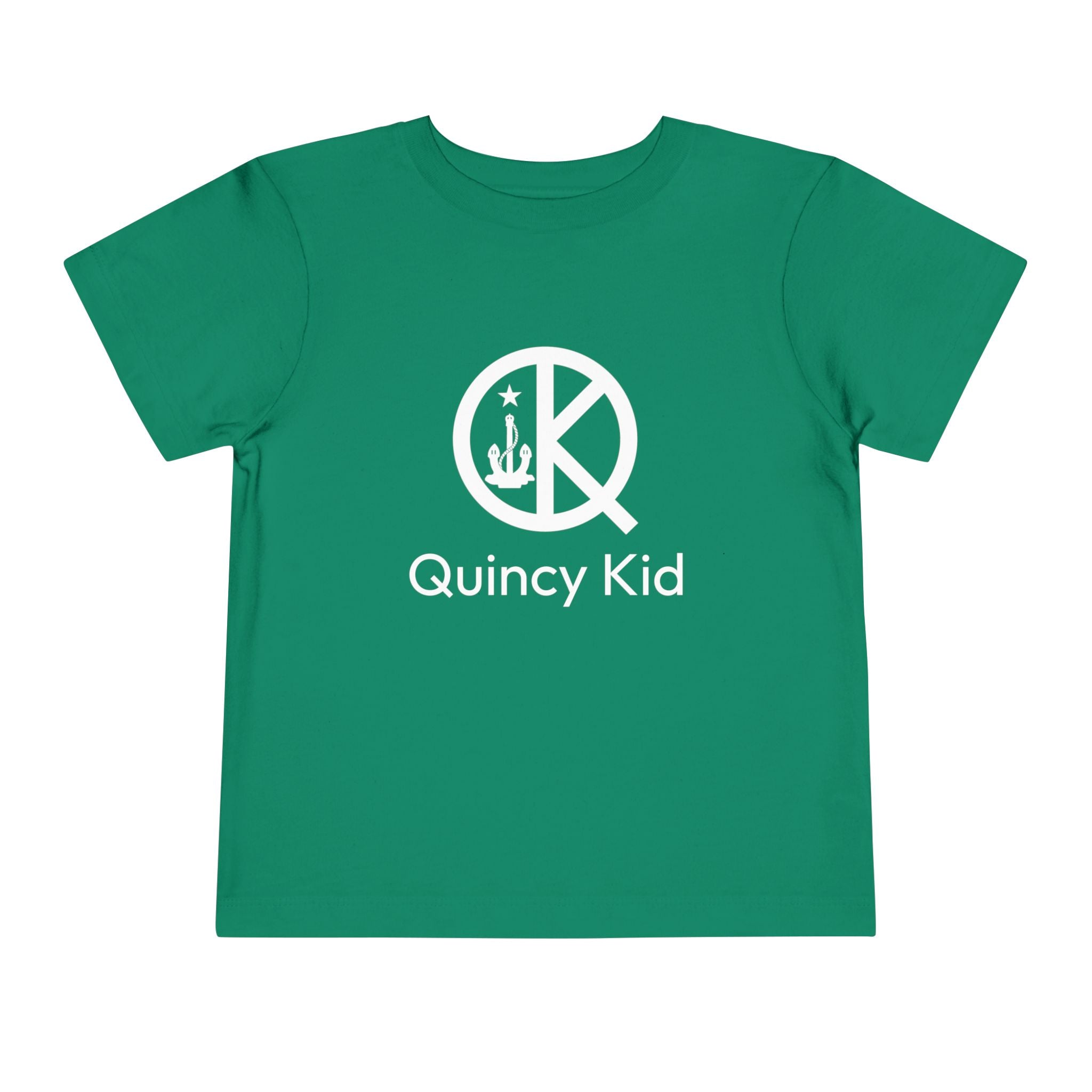 Quincy Kid Toddler T-shirt White Text