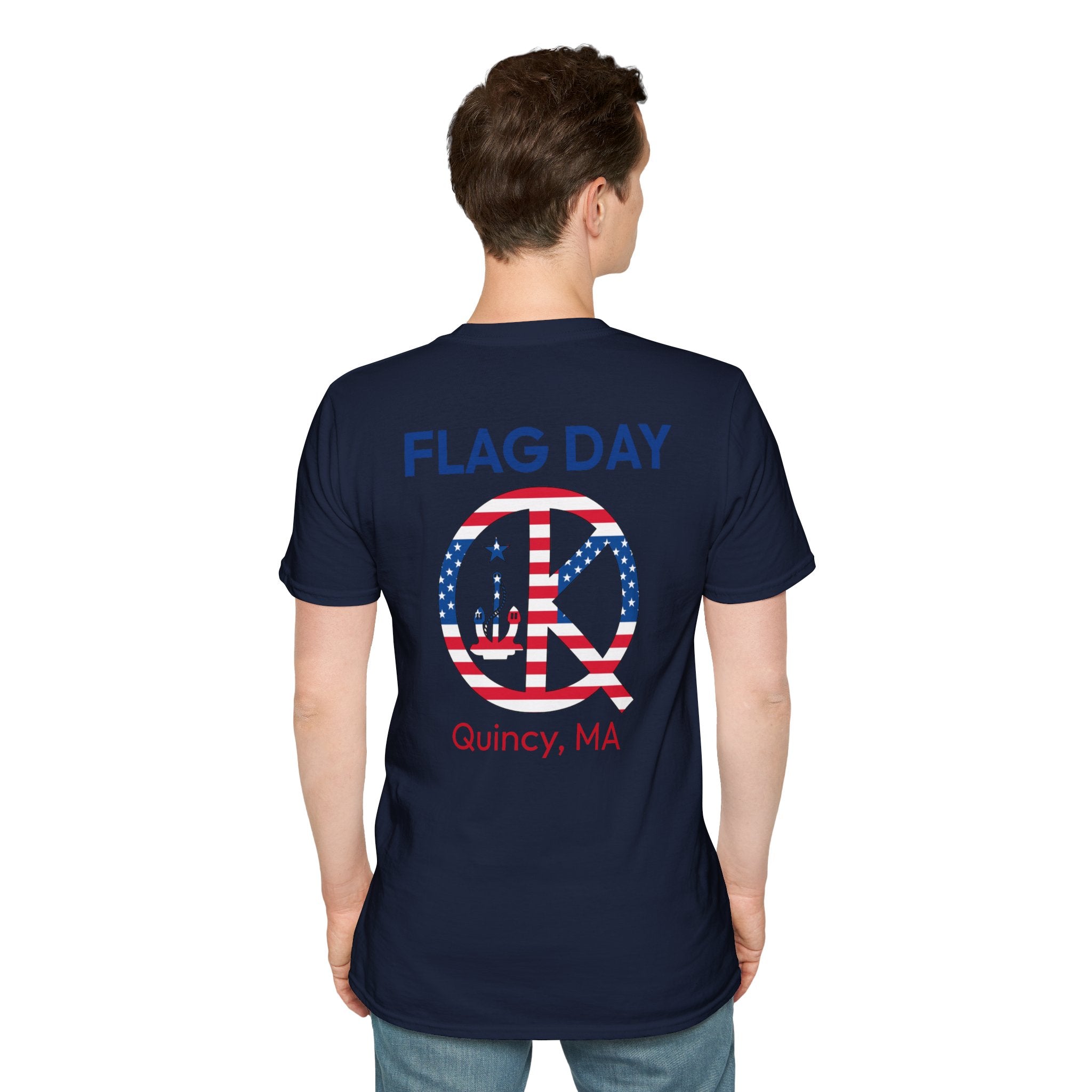 Quincy Kid Flag Logo- Flag Day T-Shirt