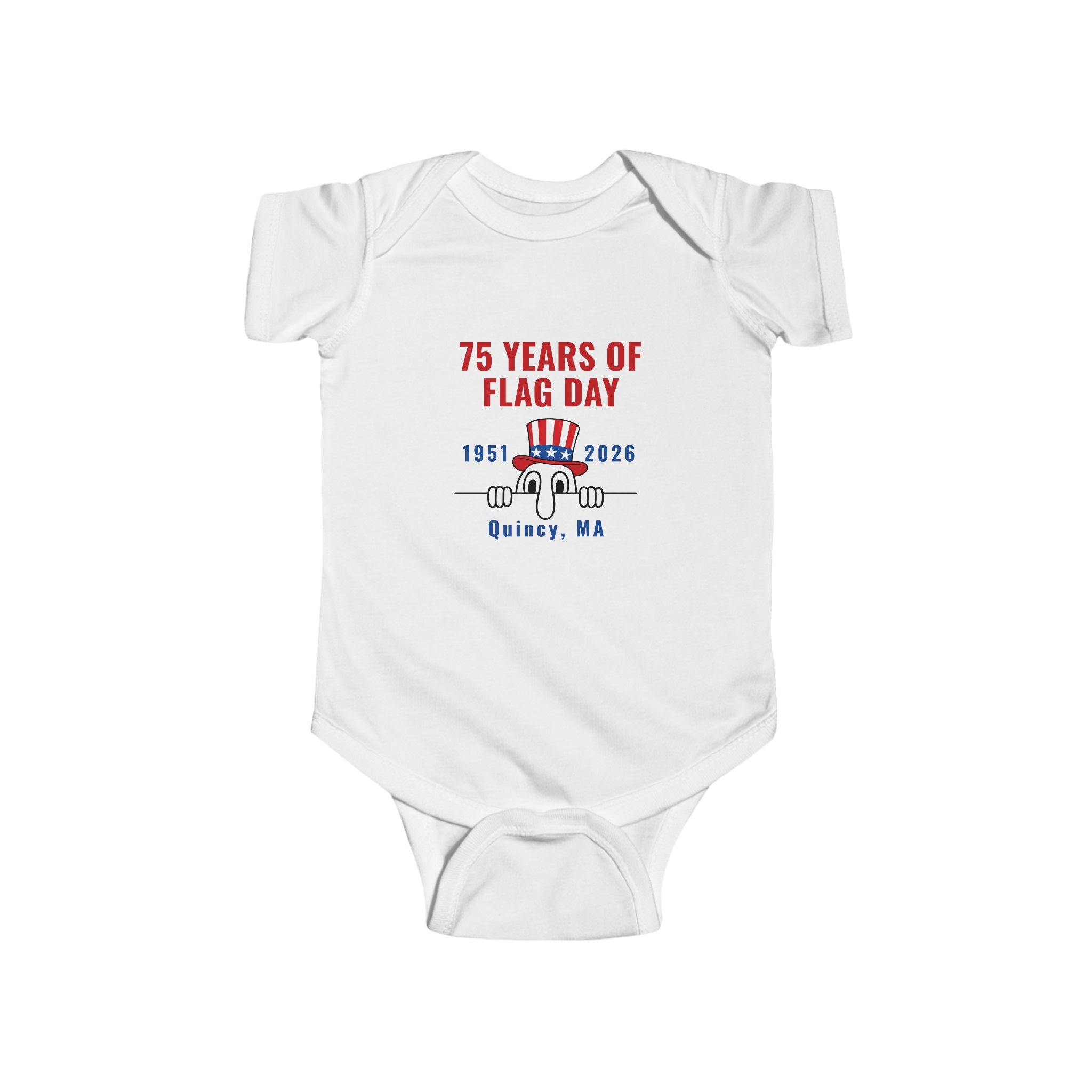 Kilroy Flag Day Onesie
