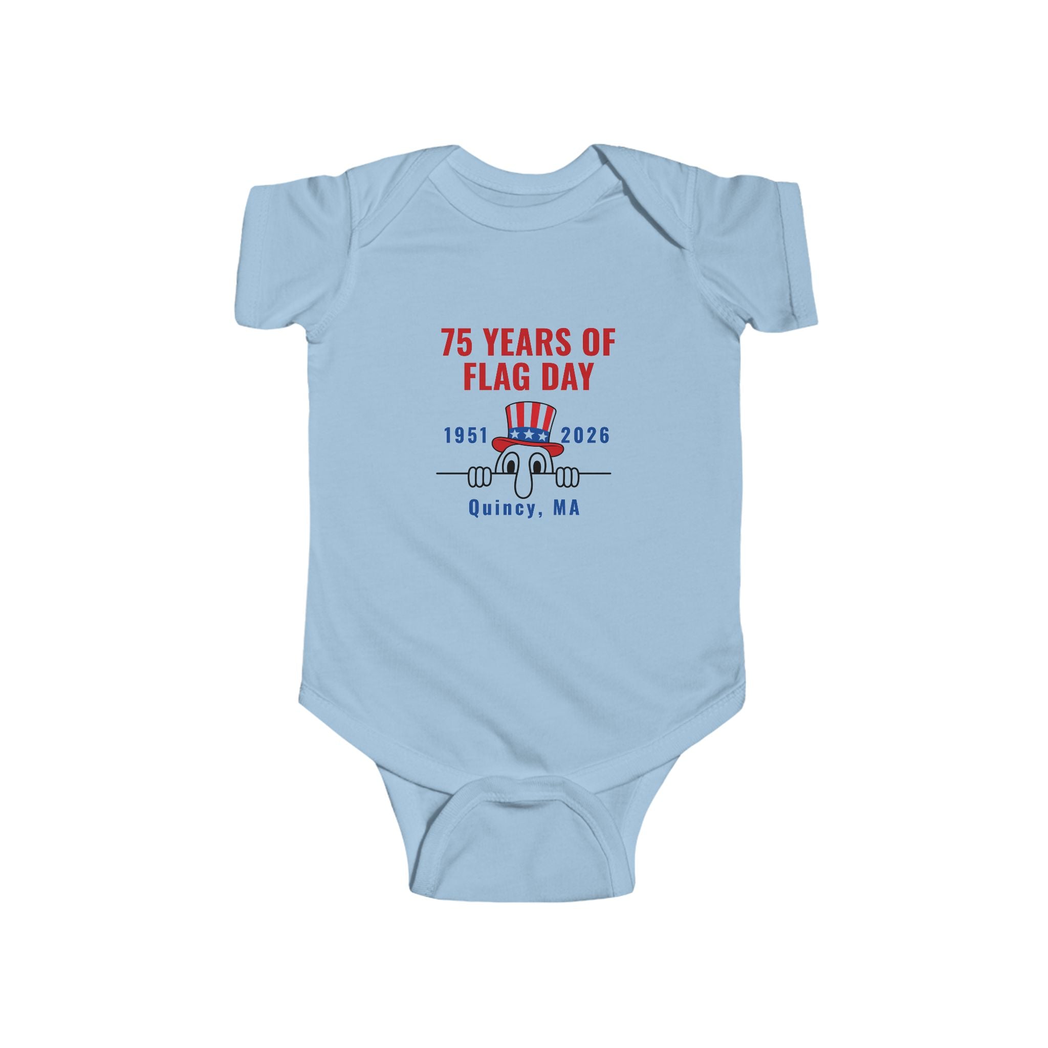 Kilroy Flag Day Onesie