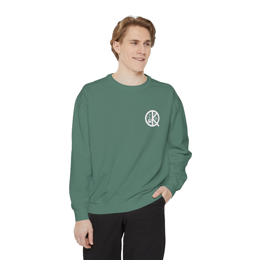 Quincy Center Holiday Sweatshirt- Back