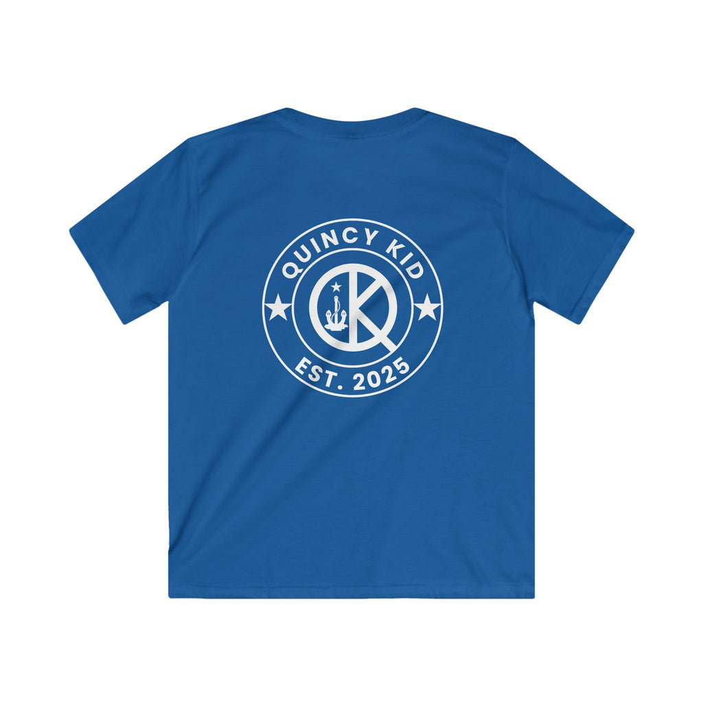 Youth Quincy Kid T-Shirt White Emblem