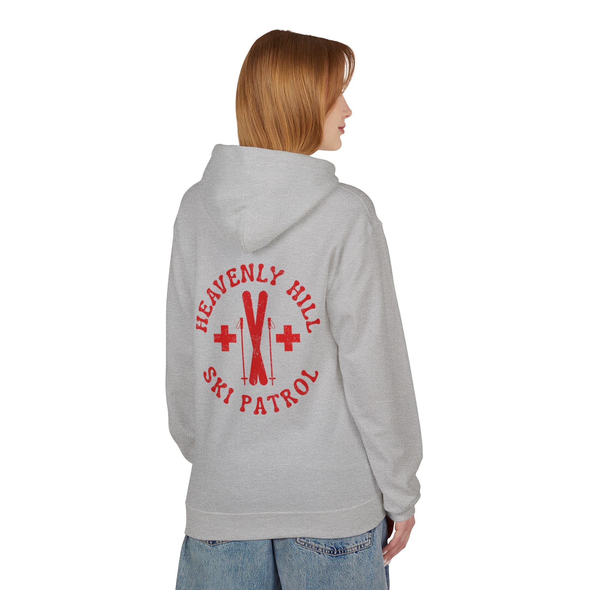Distressed Heavenly Hill Ski Patrol Softstyle Hoodie