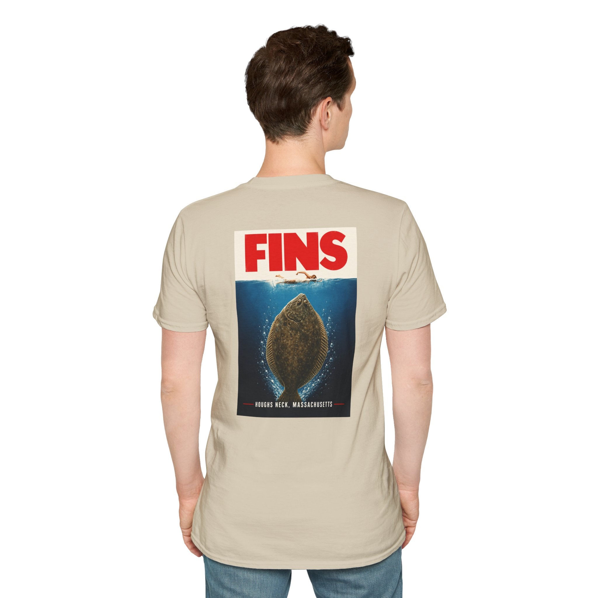 Houghs Neck Flounder Jaws T-Shirt