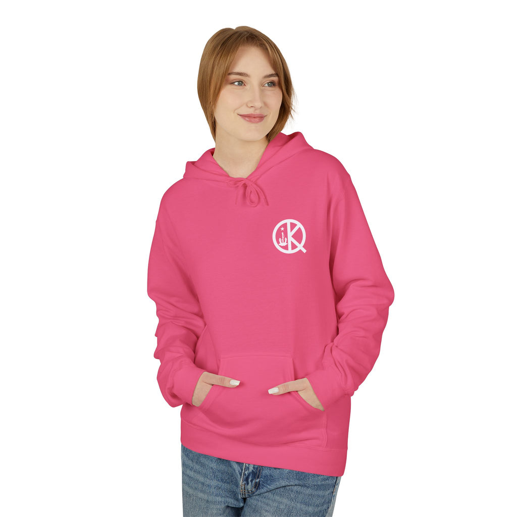 Butler's Pond Hockey Softstyle Hoodie White Text