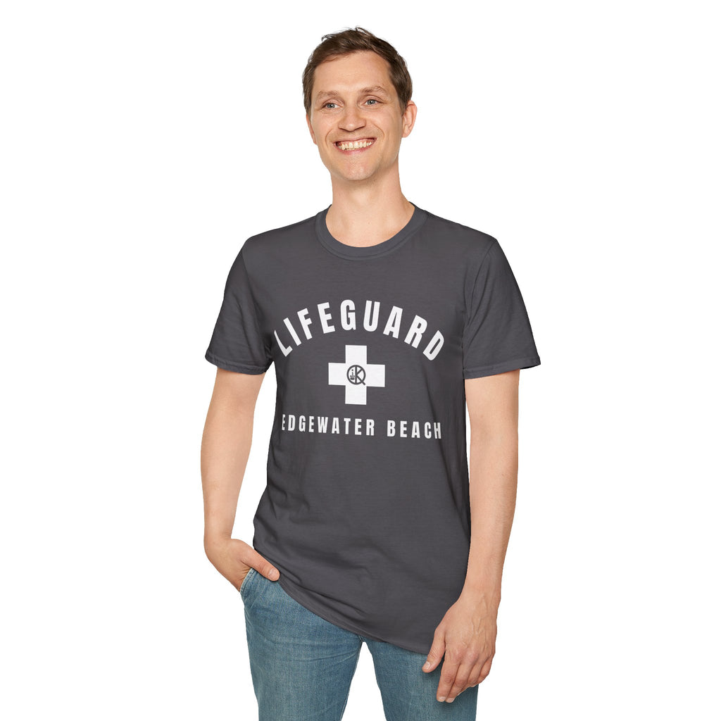 Edgewater Beach Lifeguard T-shirt