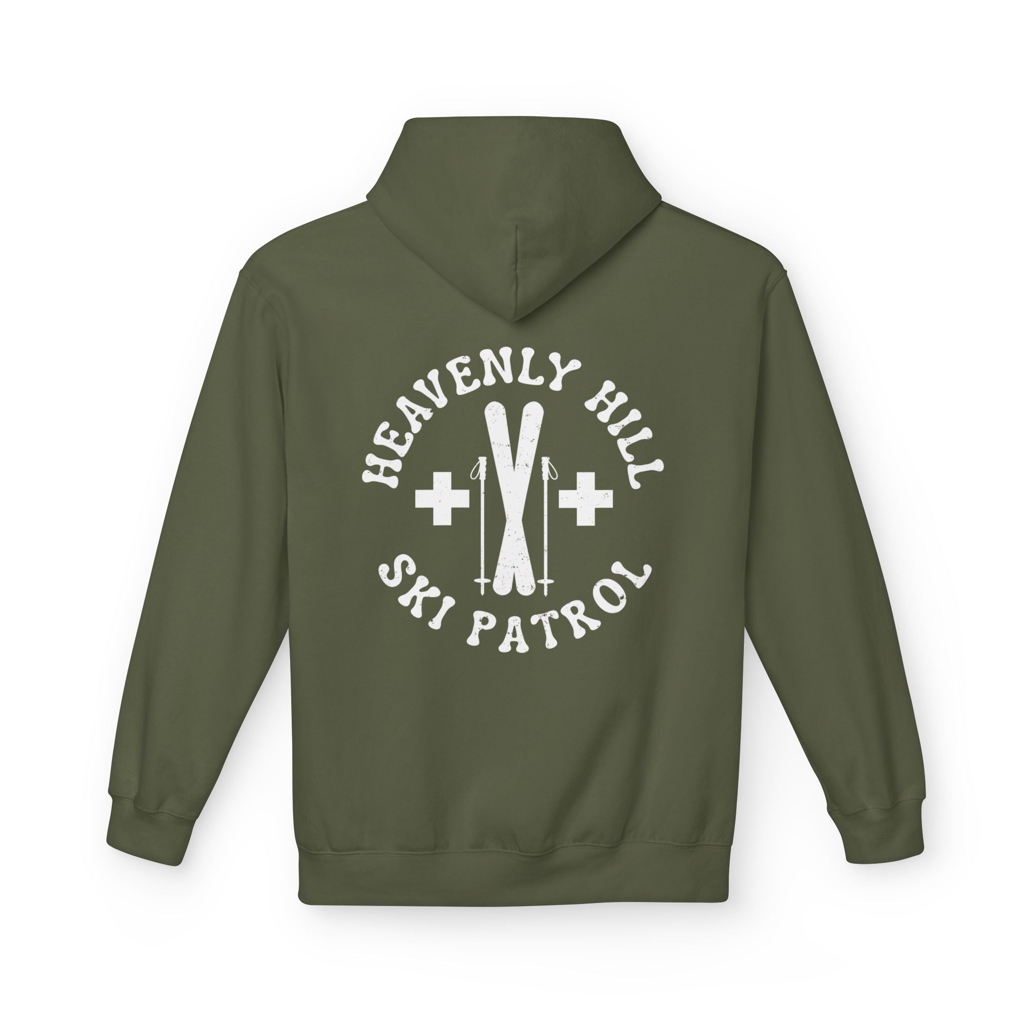 Distressed Heavenly Hill Ski Patrol Softstyle Hoodie