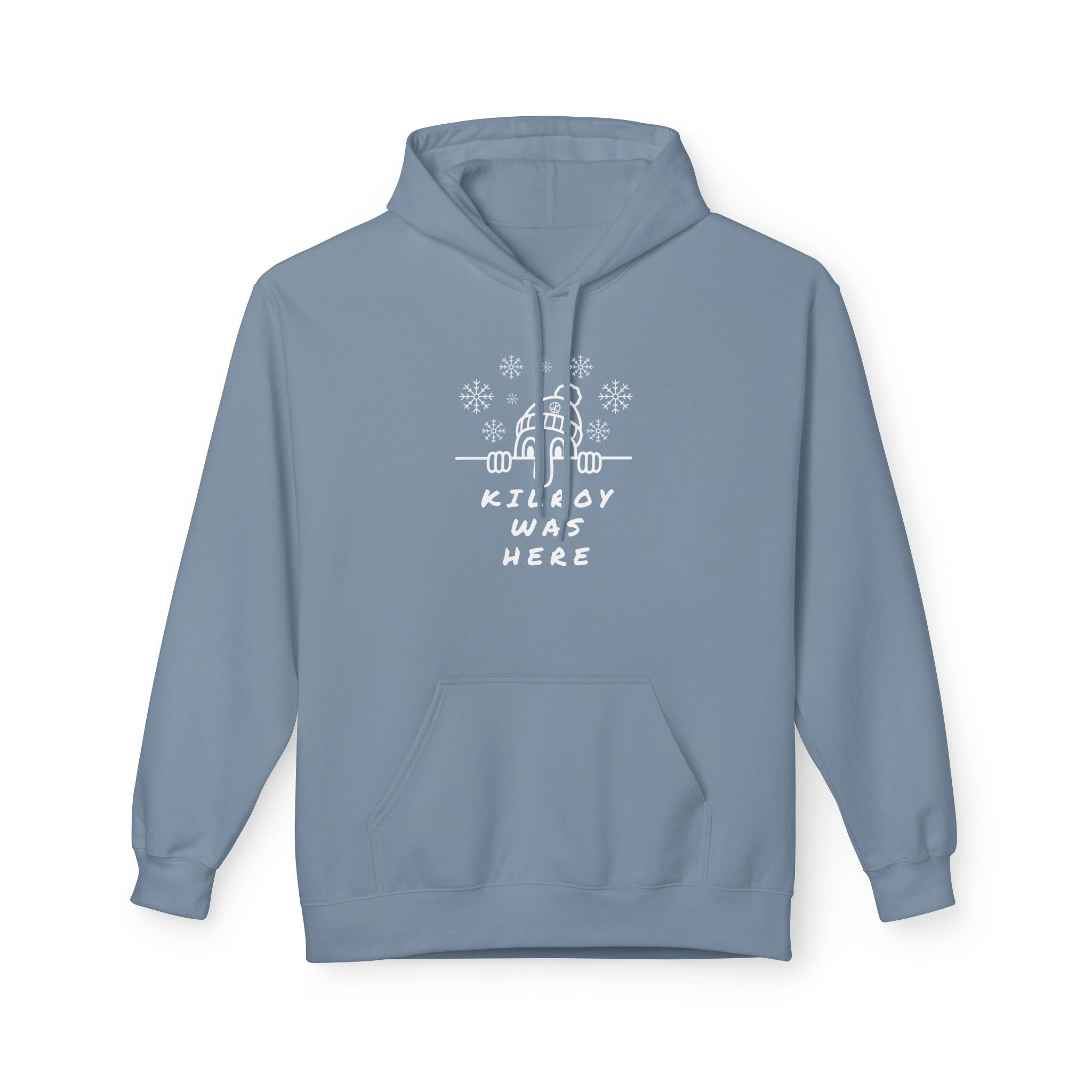 Kilroy Was Here Winter White Front Softstyle Hoodie