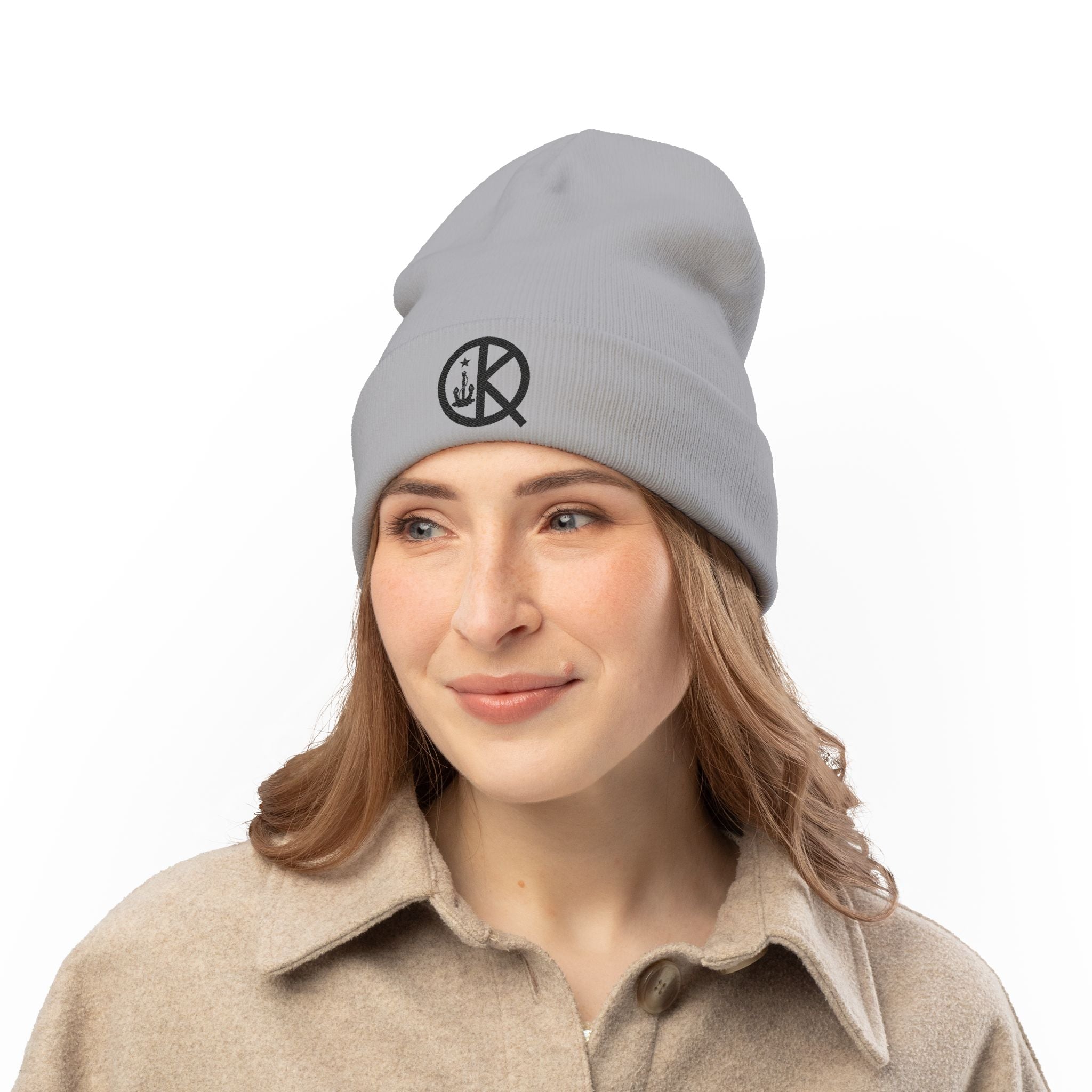 Knit Beanie (Embroidery)