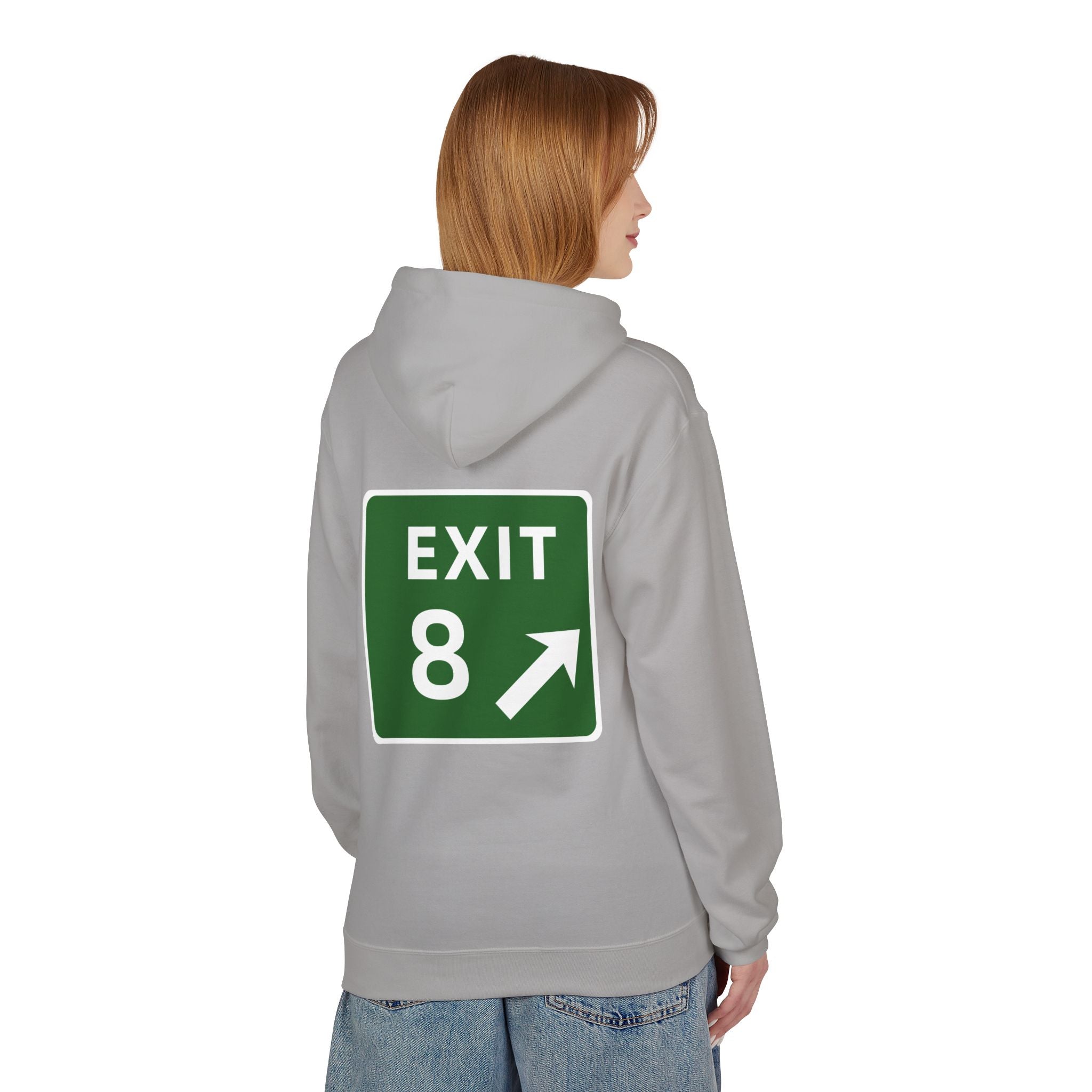 Exit 8 Softstyle Hoodie- Furnace Brook Pkwy/Quincy
