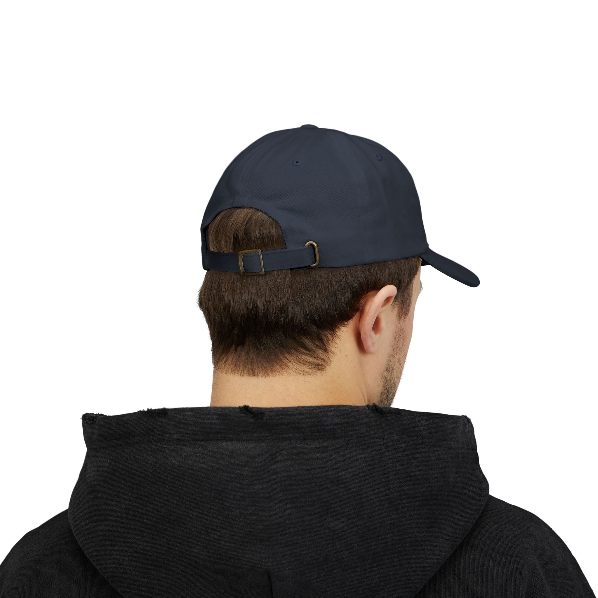 Quincy QK Classic Dad Cap — White Logo Baseball Hat