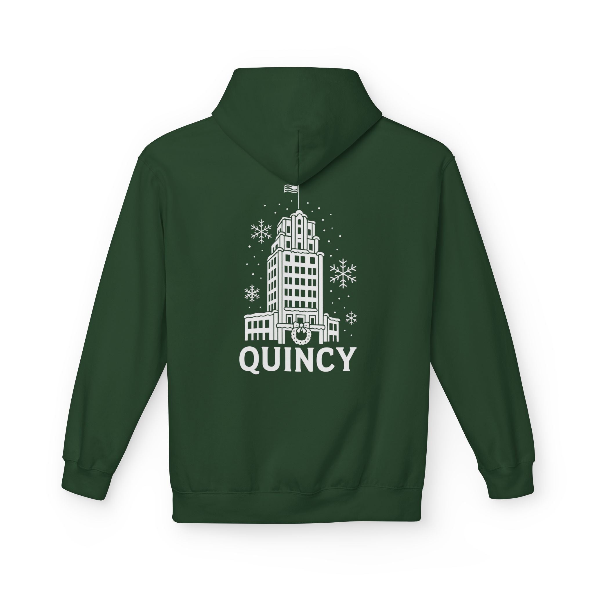 Quincy Center Holiday Scene Hoodie