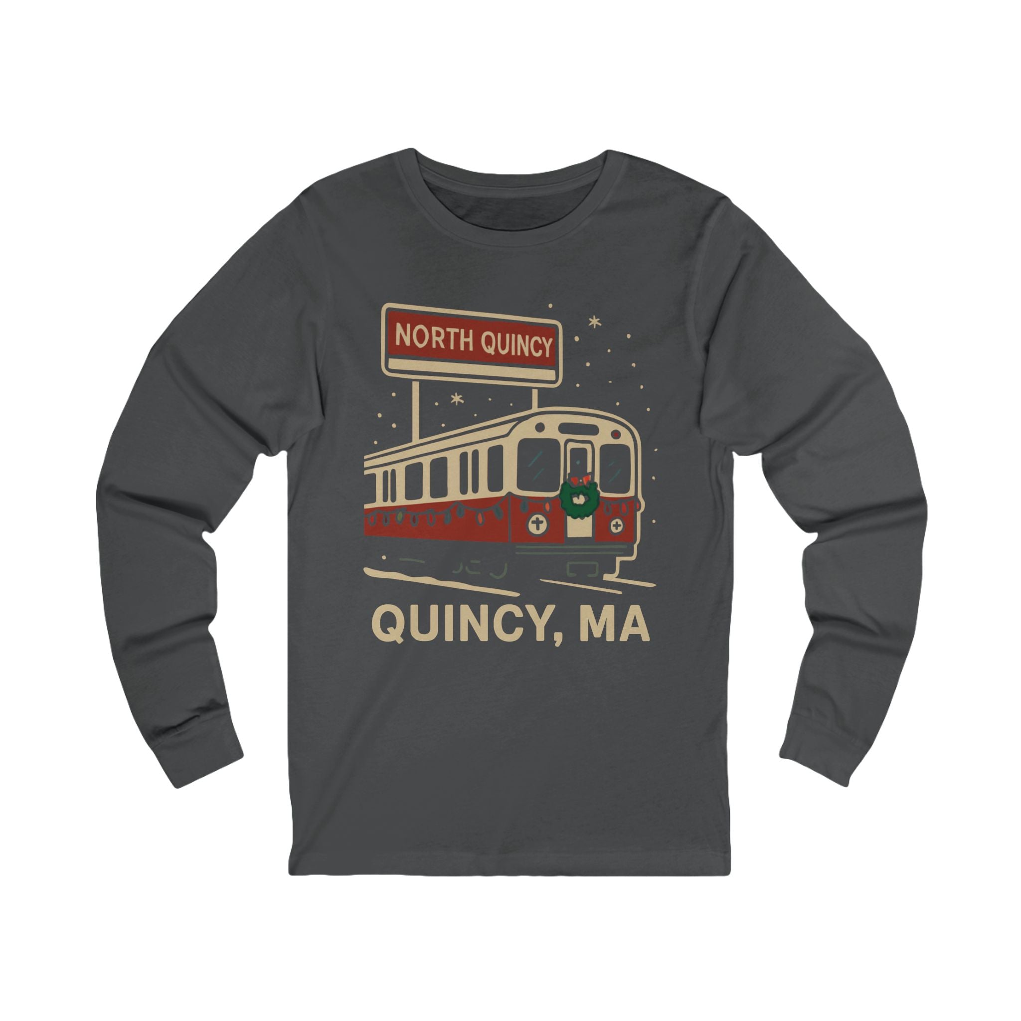 North Quincy Red Line Holiday Longsleeve