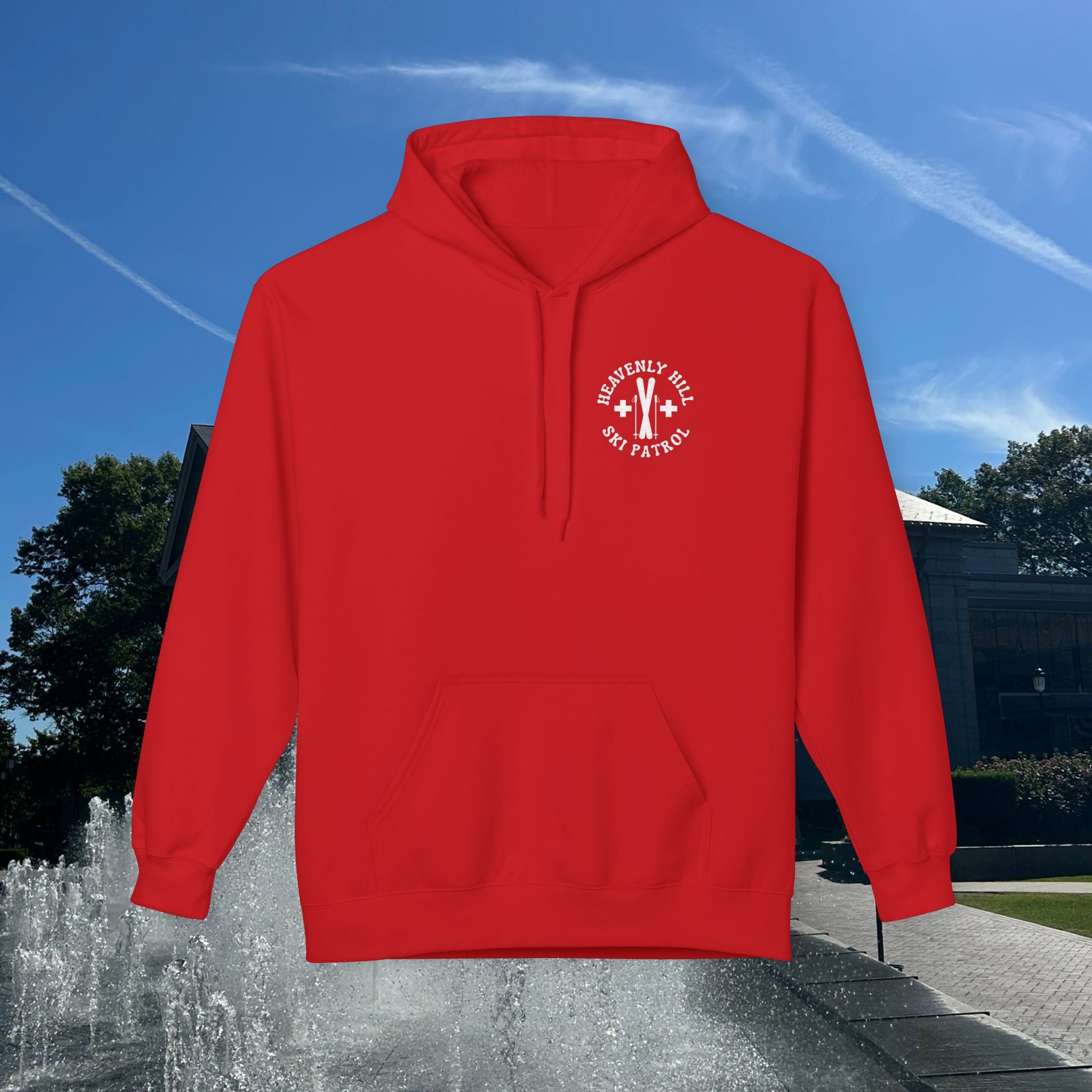 Distressed Heavenly Hill Ski Patrol Softstyle Hoodie
