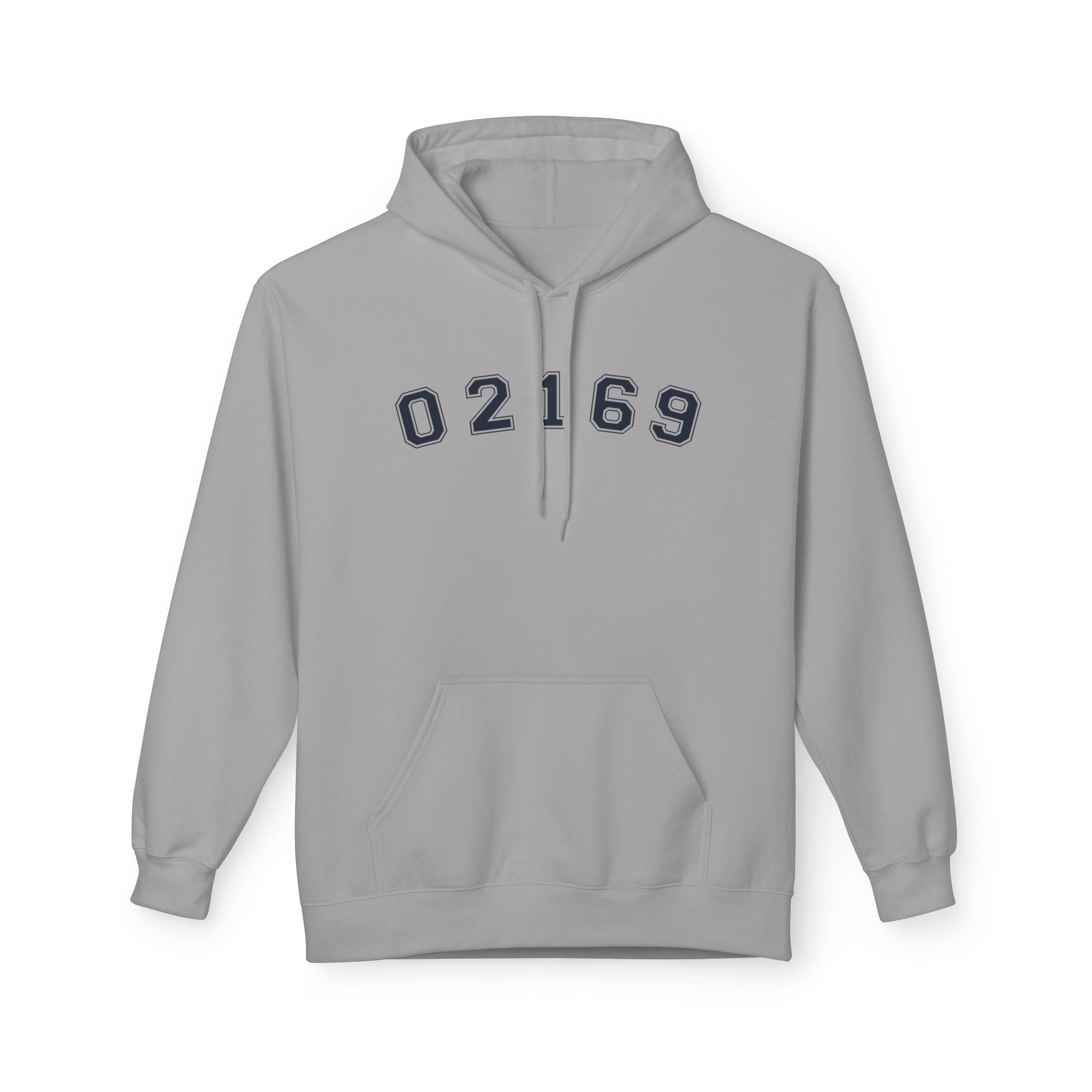 02169- Quincy Zip Code Sweatshirt Navy Text