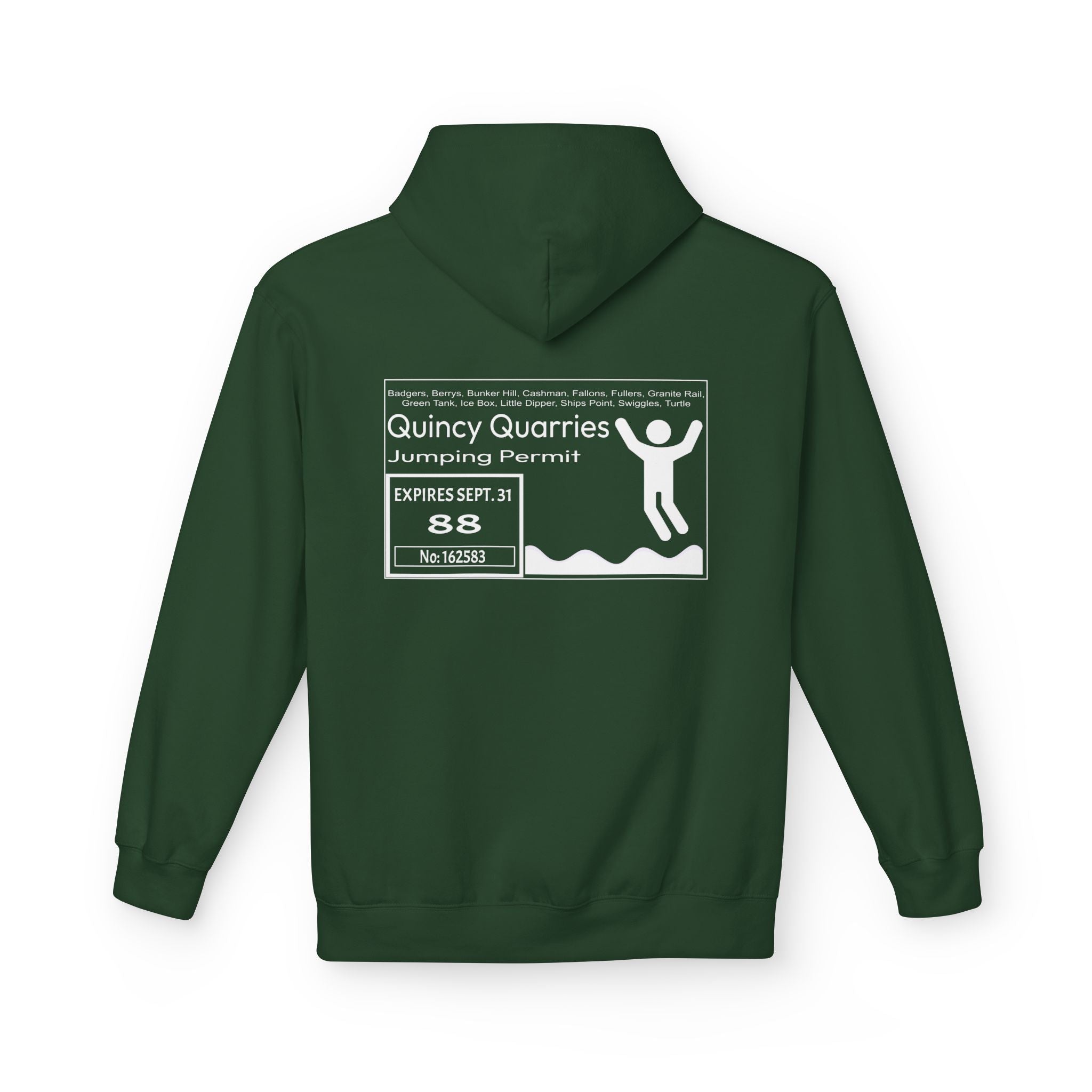 Quincy Quarries Permit Softstyle Hoodie