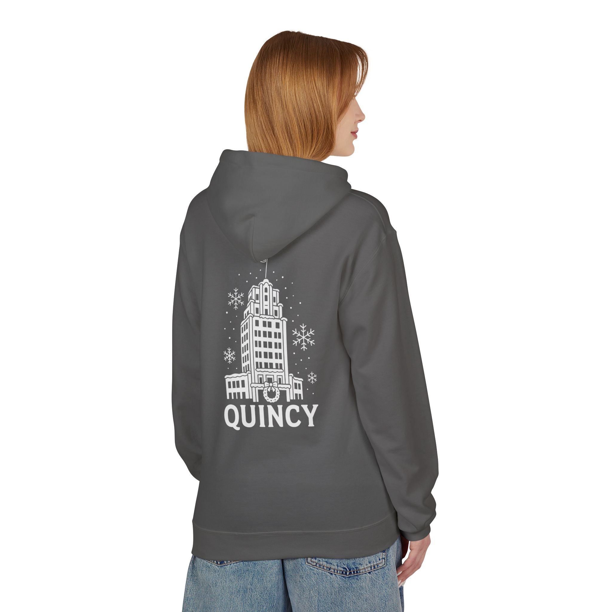 Quincy Center Holiday Scene Hoodie