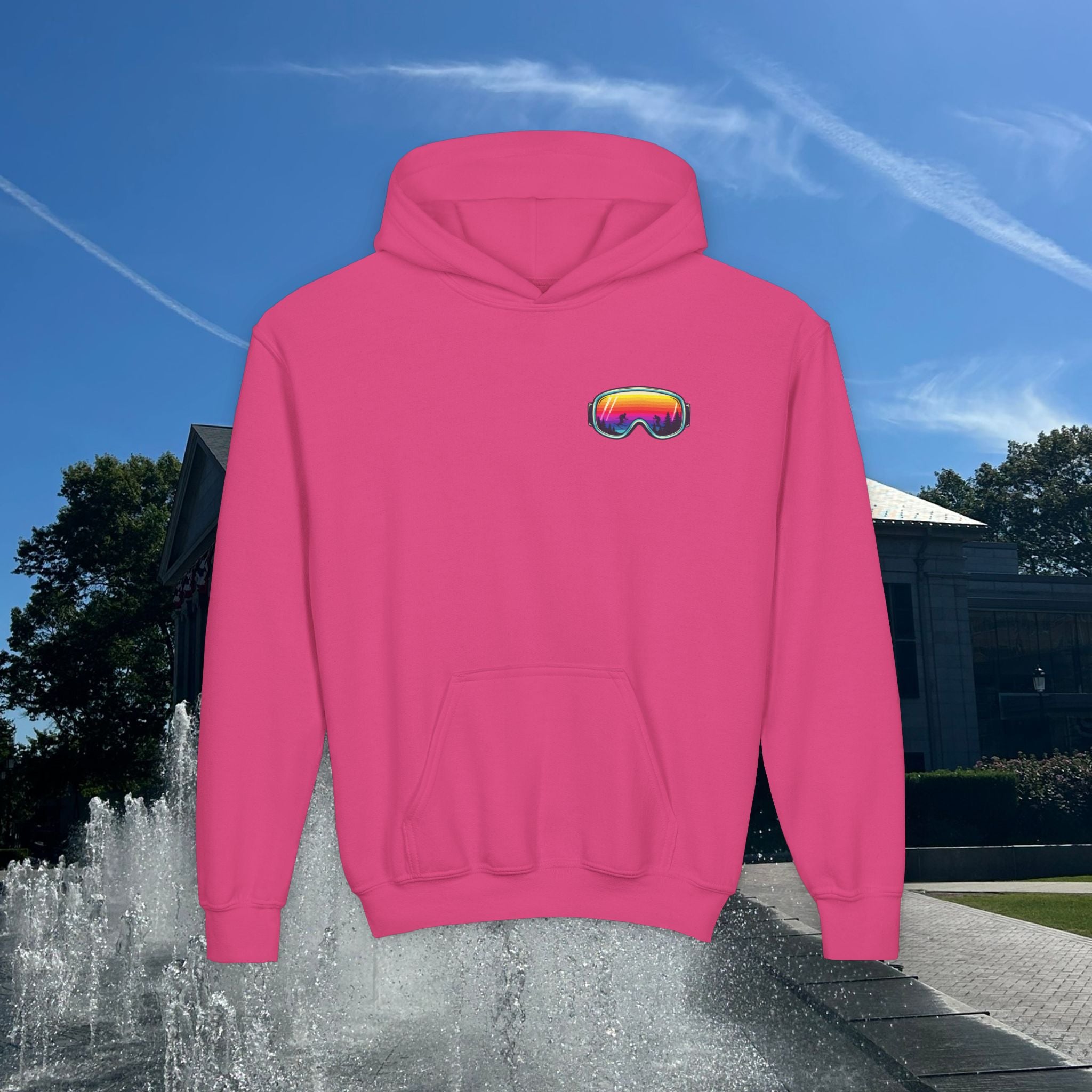 Ski Heavenly Hill Youth Softstyle Hoodie