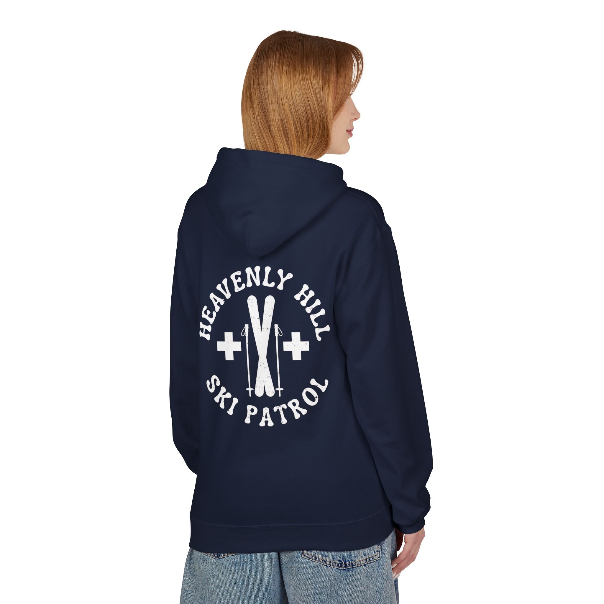 Distressed Heavenly Hill Ski Patrol Softstyle Hoodie