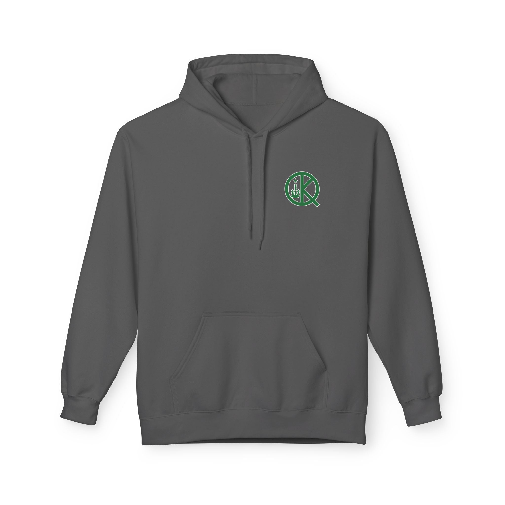 Quincy Kid- Celtic Green Logo Softstyle Hoodie