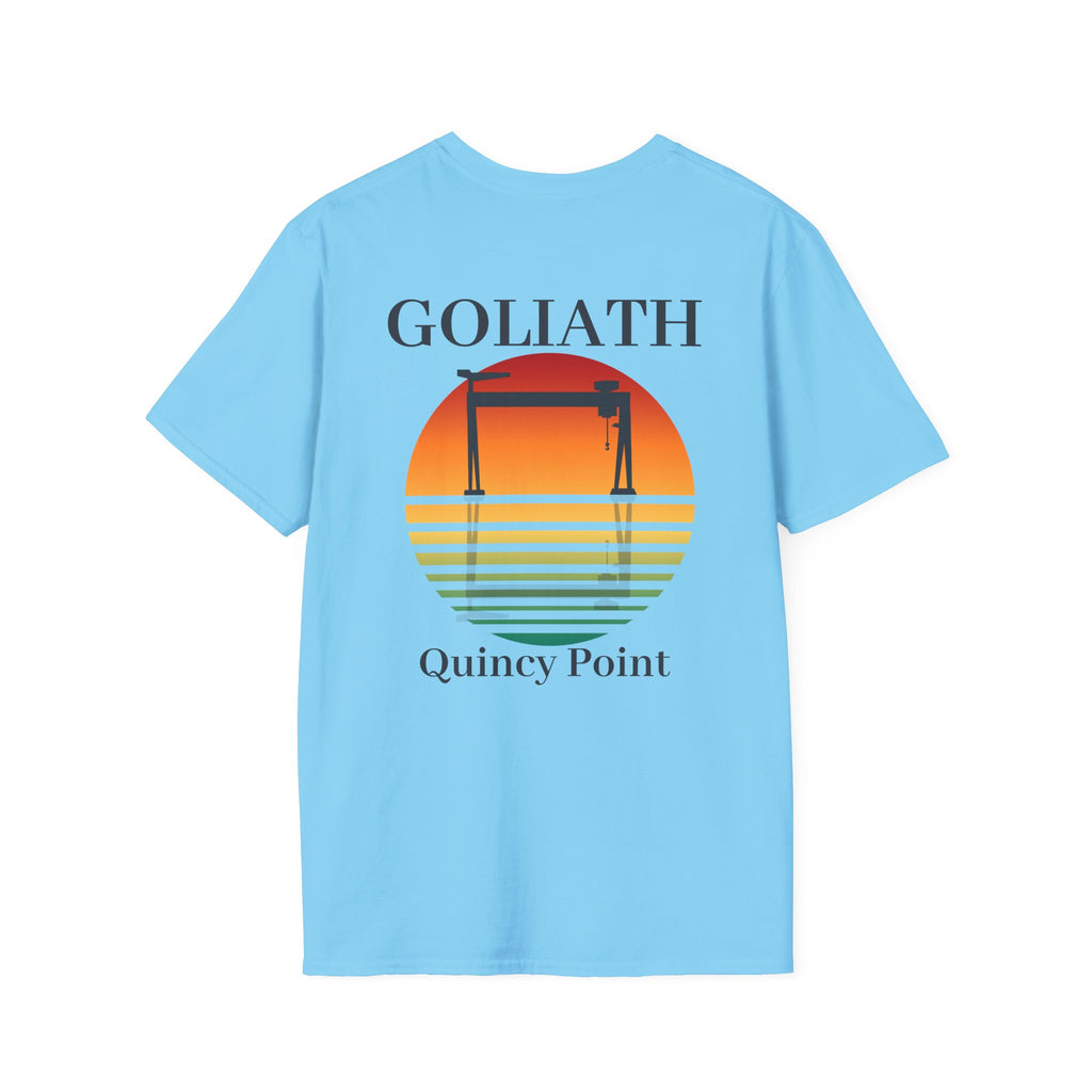 Fore River Shipyard Goliath Sunset T-shirt