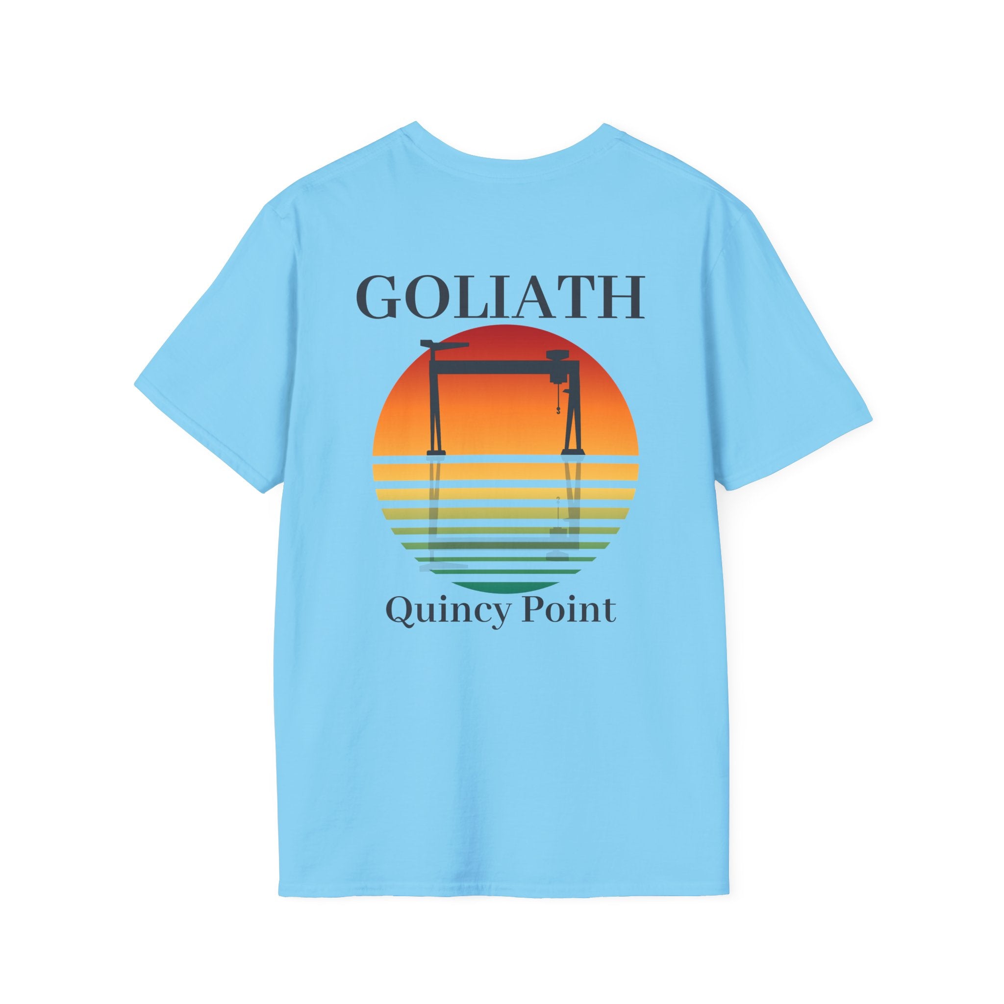 Fore River Shipyard Goliath Sunset T-shirt