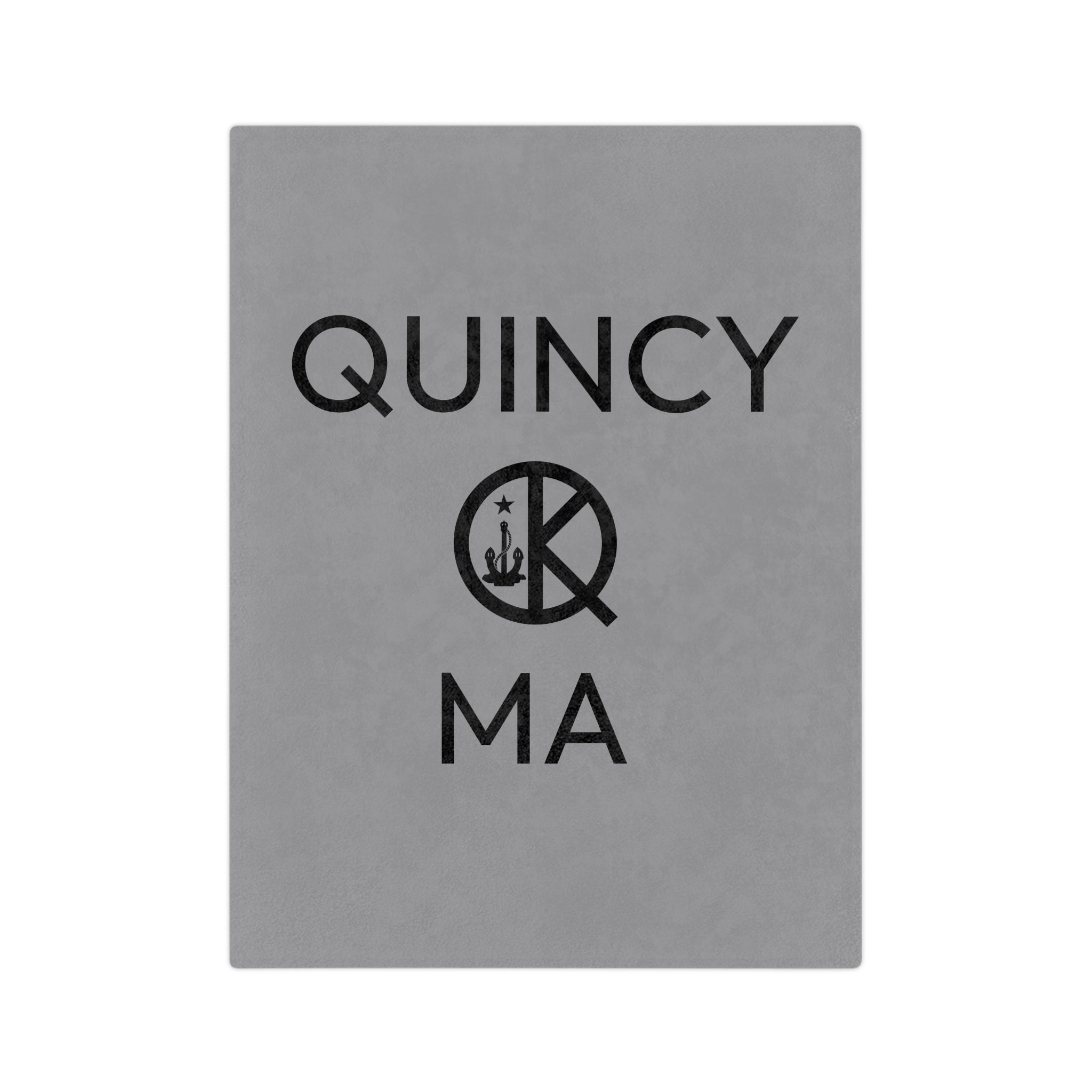 Quincy, MA Winter Throw Blanket — Stay Warm Velveteen Microfiber