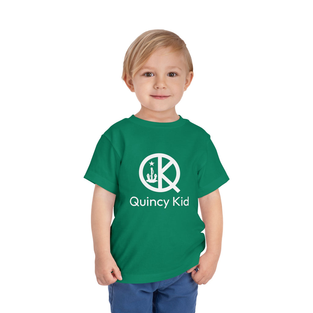 Quincy Kid Toddler T-shirt White Text