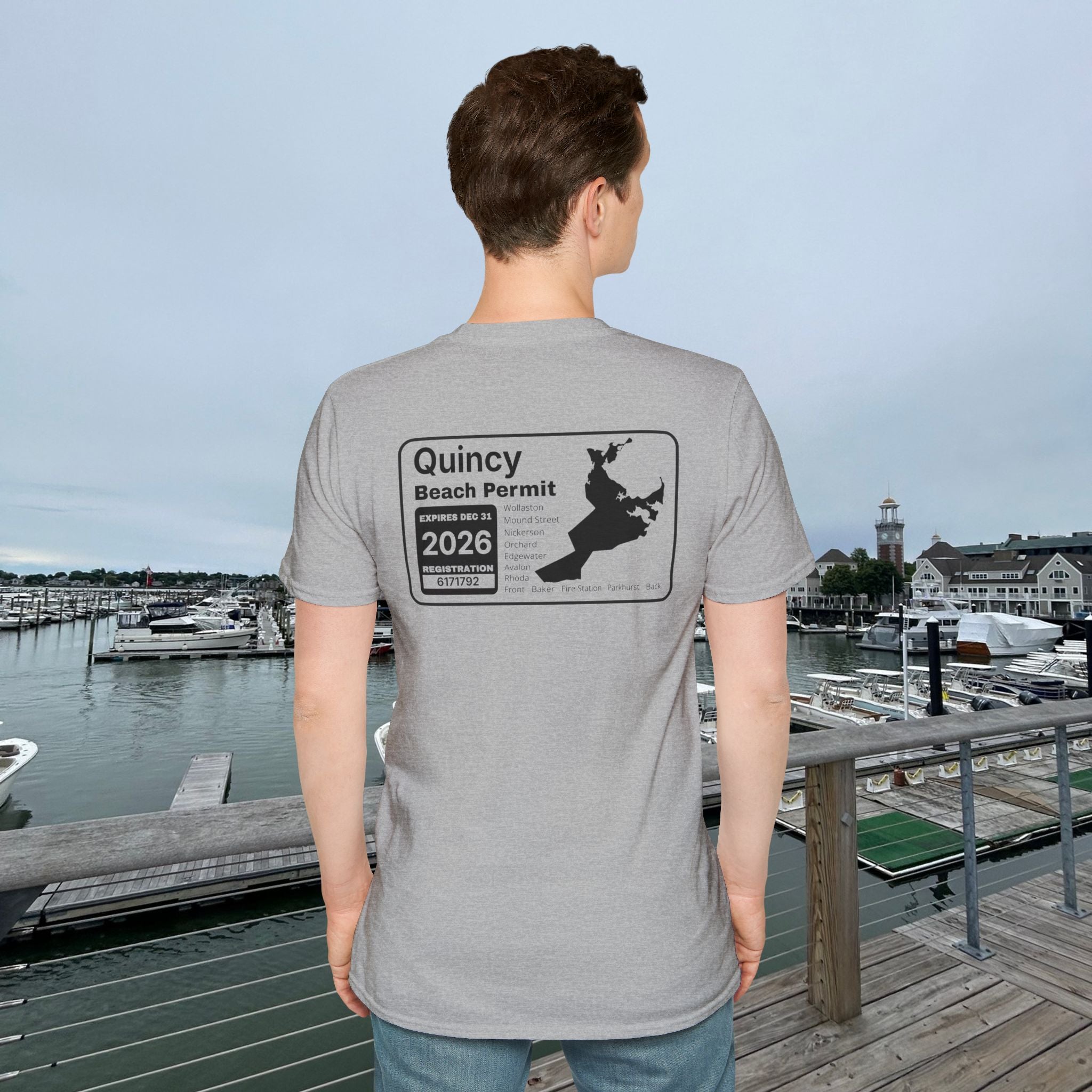 Quincy Beach Permit T-Shirt - Unisex