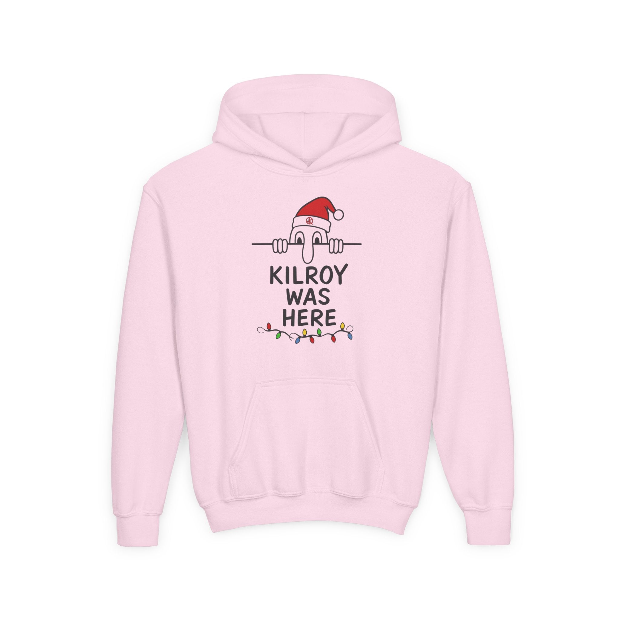 Kilroy Was Here Youth Holiday Hoodie- Front