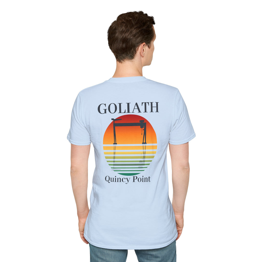 Fore River Shipyard Goliath Sunset T-shirt