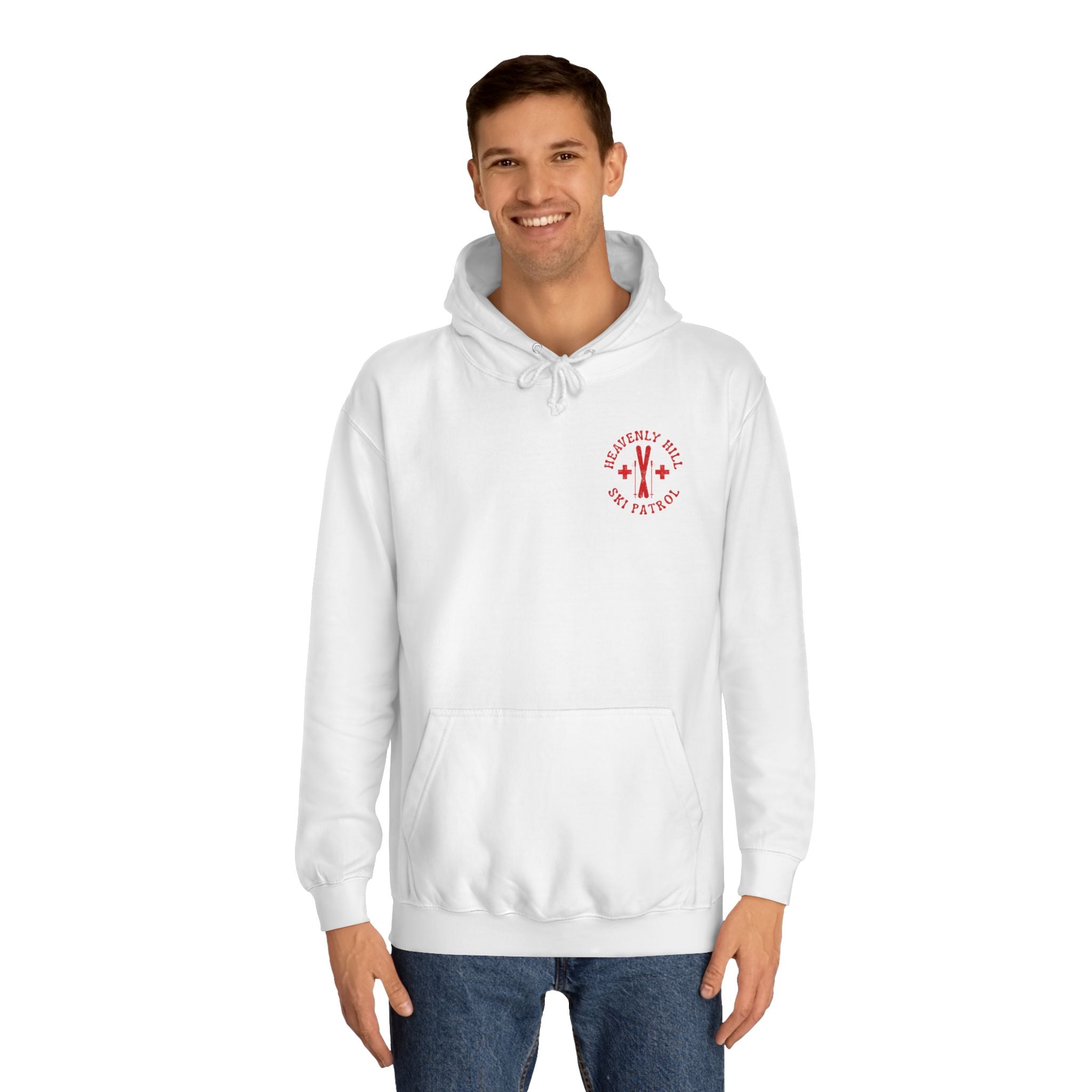 Distressed Heavenly Hill Ski Patrol Hoodie