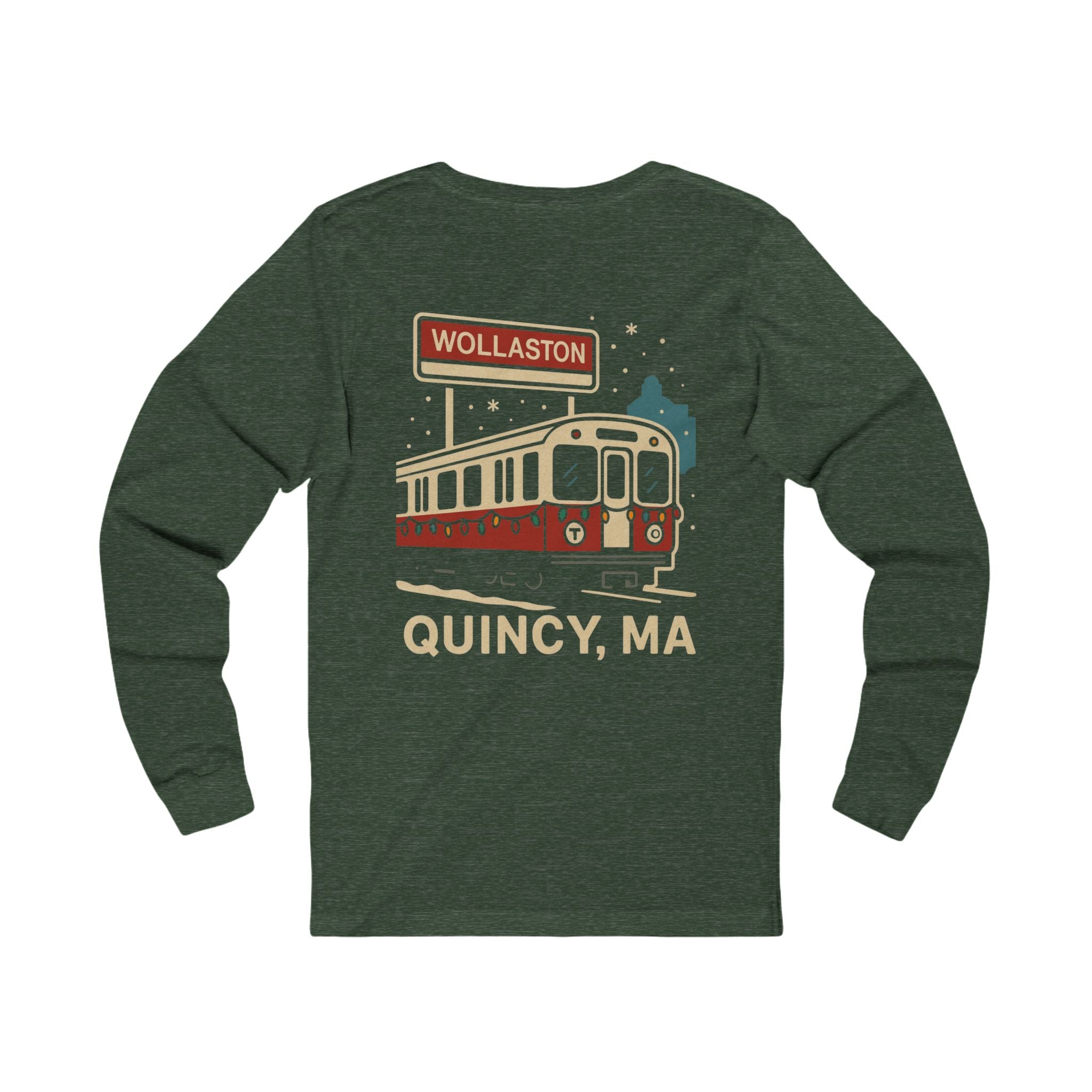 Wollaston Holiday Longsleeve- Red Logo