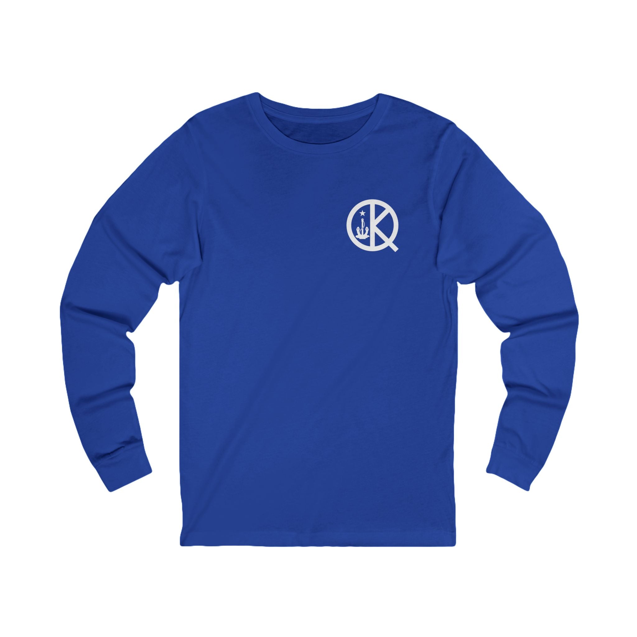 Quincy- Blue and White Longsleeve