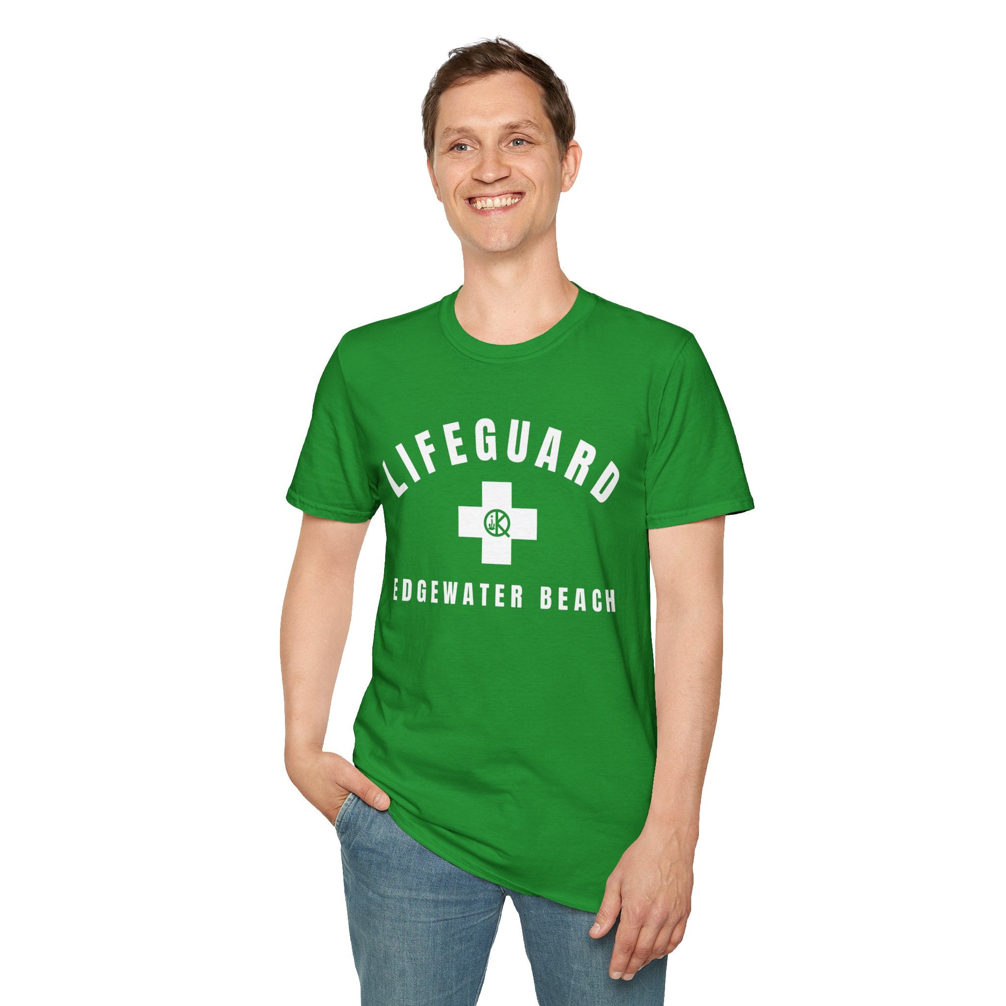 Edgewater Beach Lifeguard T-shirt