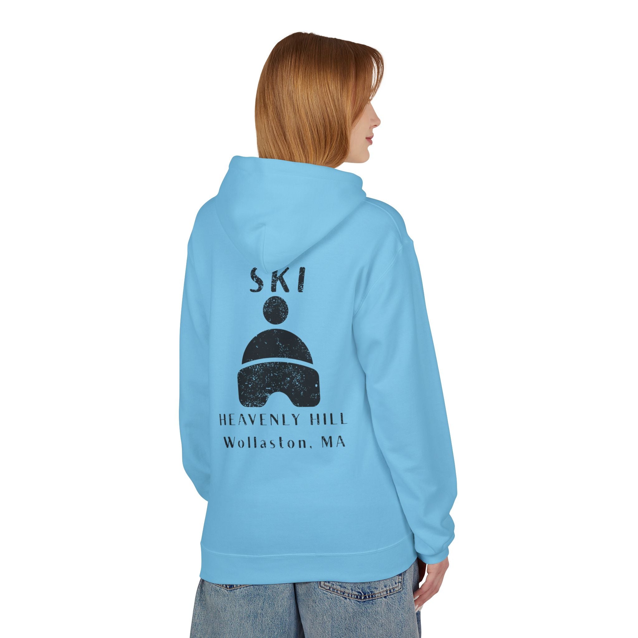 Distressed Ski Heavenly Hill Softstyle Hoodie